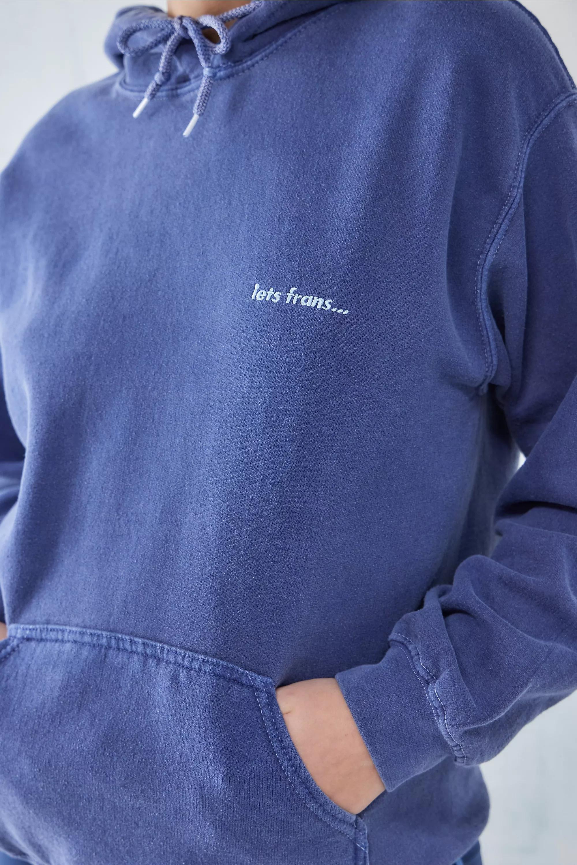 Urban Outfitters Navy Iets Frans. Hoodie Azadea UAE