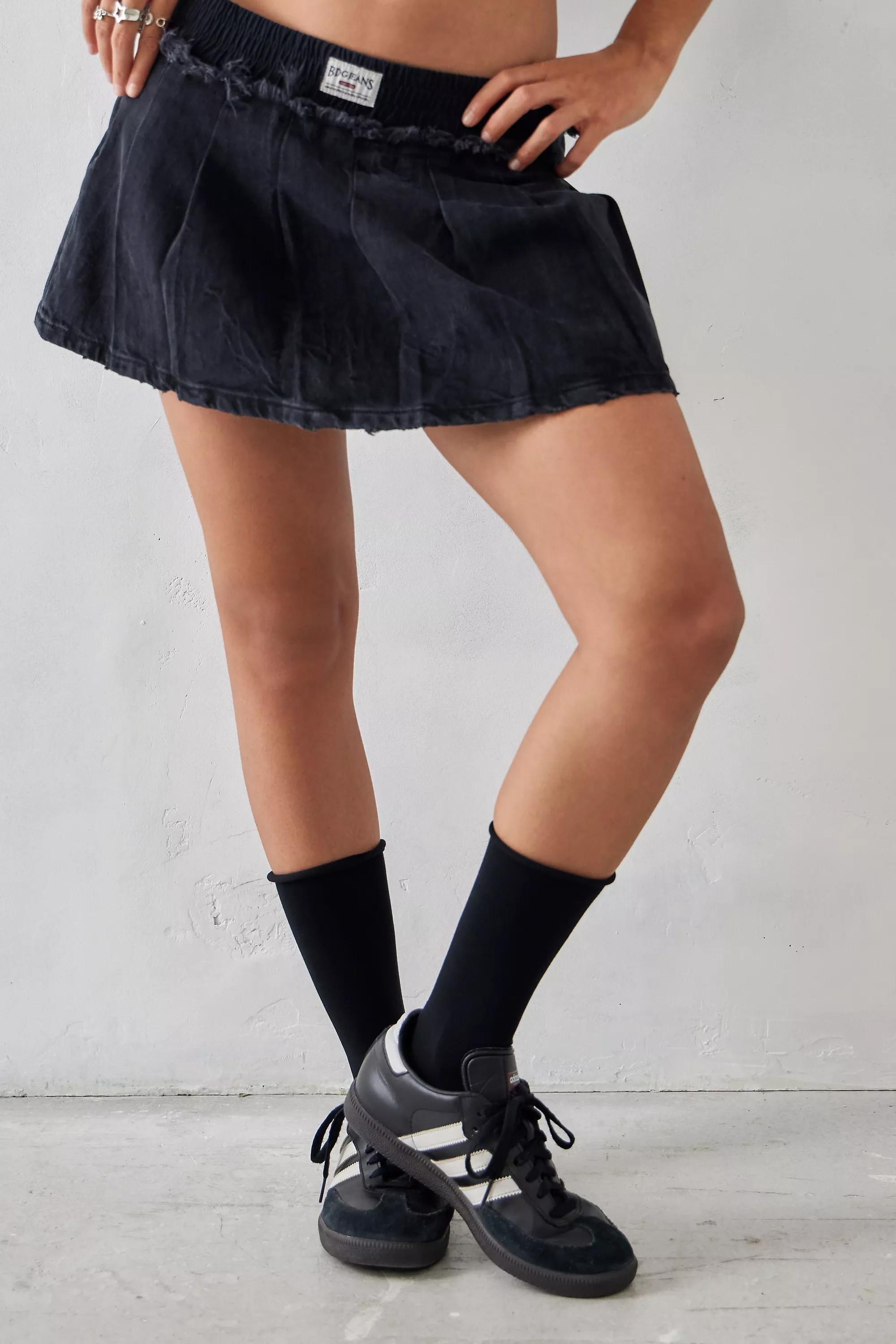 Black Clean Roll Top Sports Socks, , large image number 4