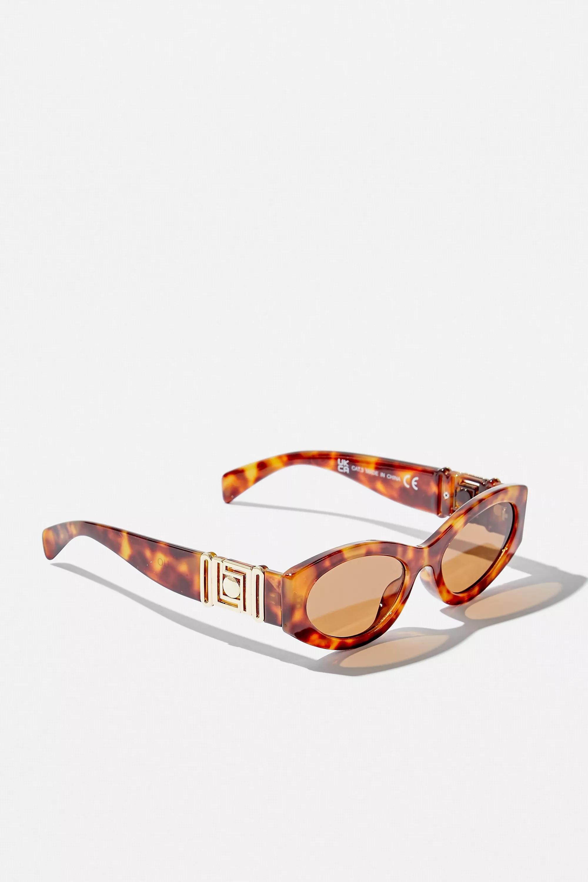 Brown Uo Sedona City Frame Sunglasses, BRN, large image number 1