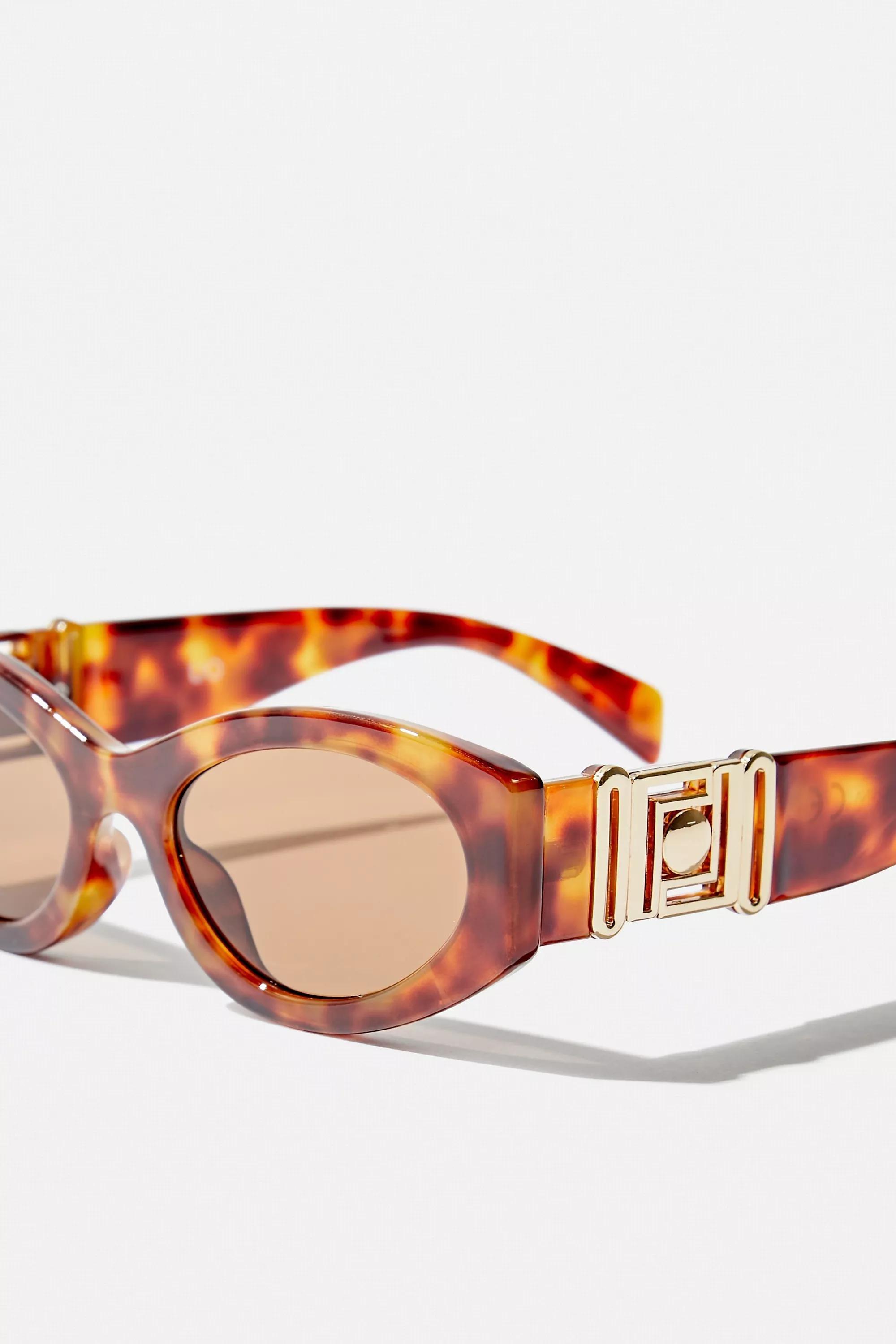 Brown Uo Sedona City Frame Sunglasses, BRN, large image number 2