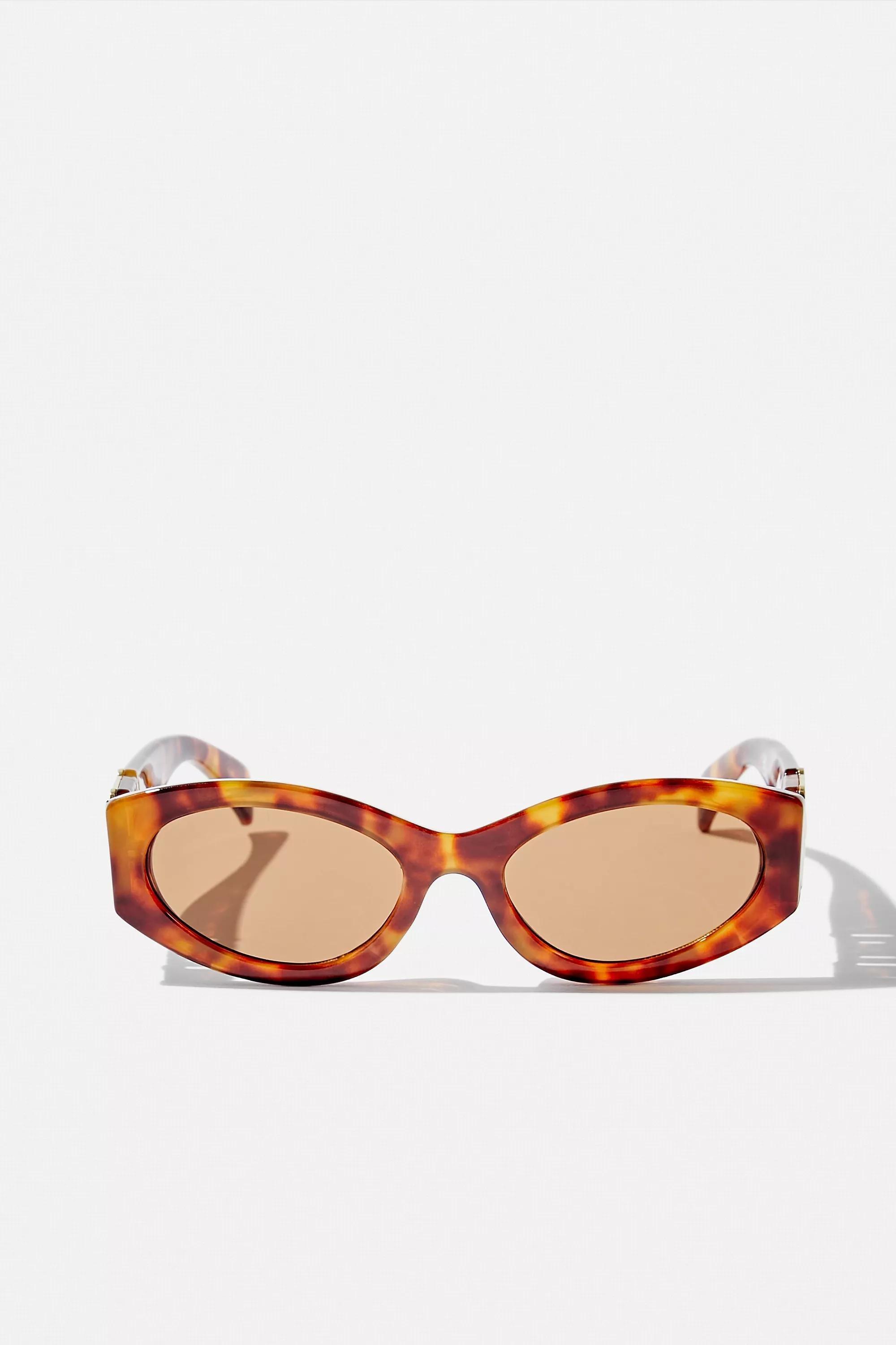 Brown Uo Sedona City Frame Sunglasses, BRN, large image number 3