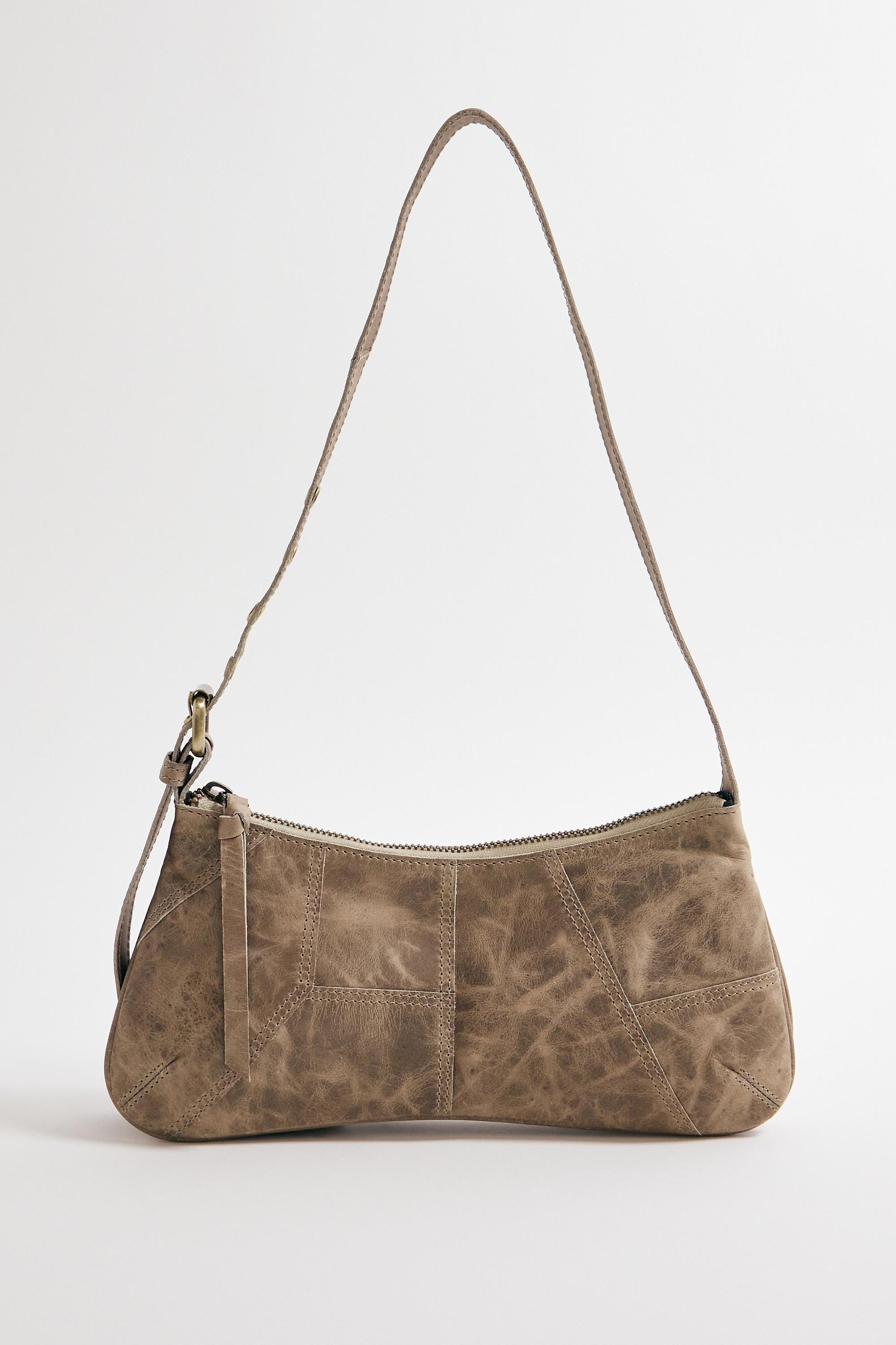 Cream Uo Patchwork Suede Shoulder Bag, CREME, large image number 3