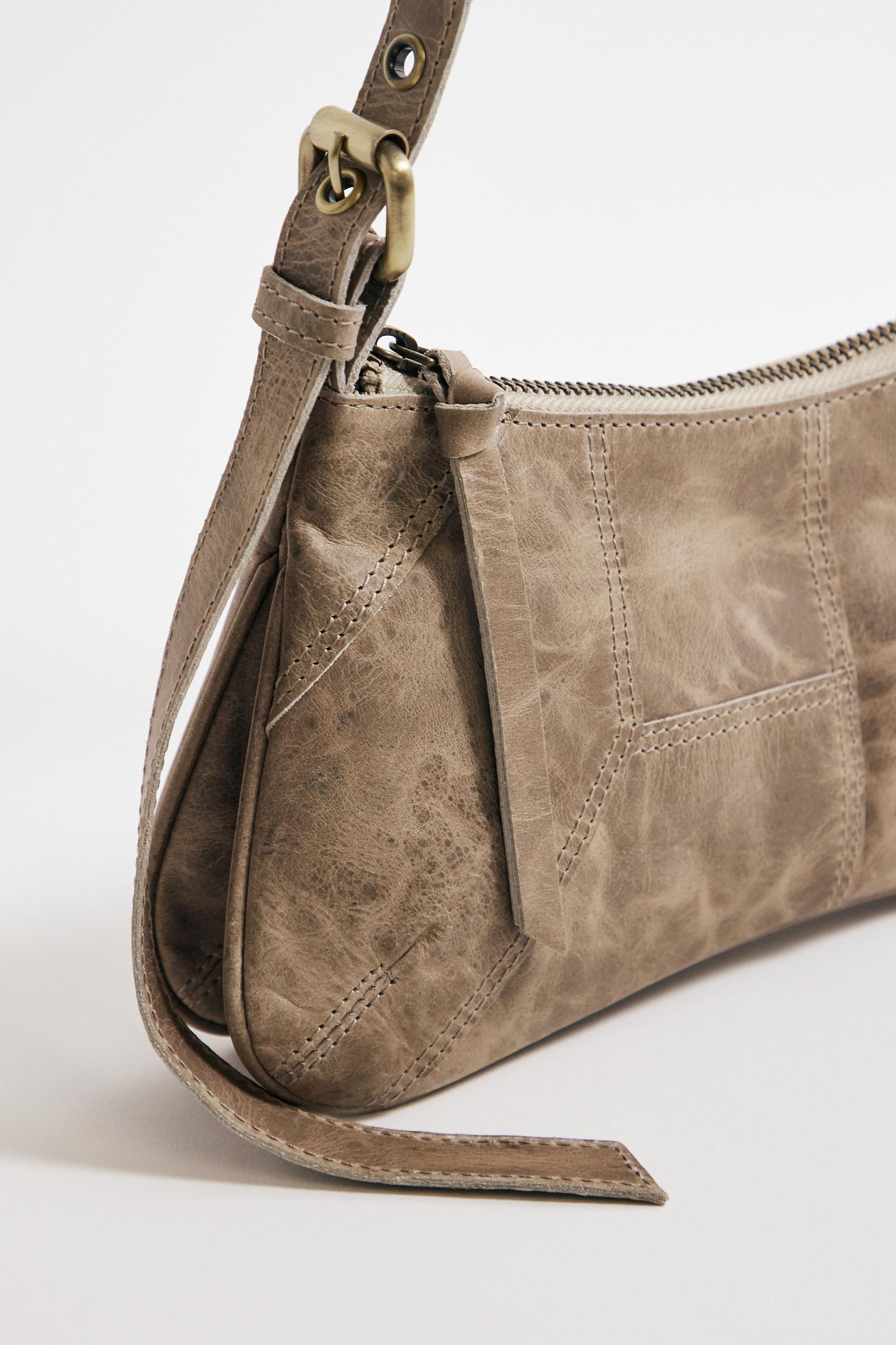 Cream Uo Patchwork Suede Shoulder Bag, CREME, large image number 4