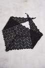 Urban Outfitters - Black Lace Headscarf