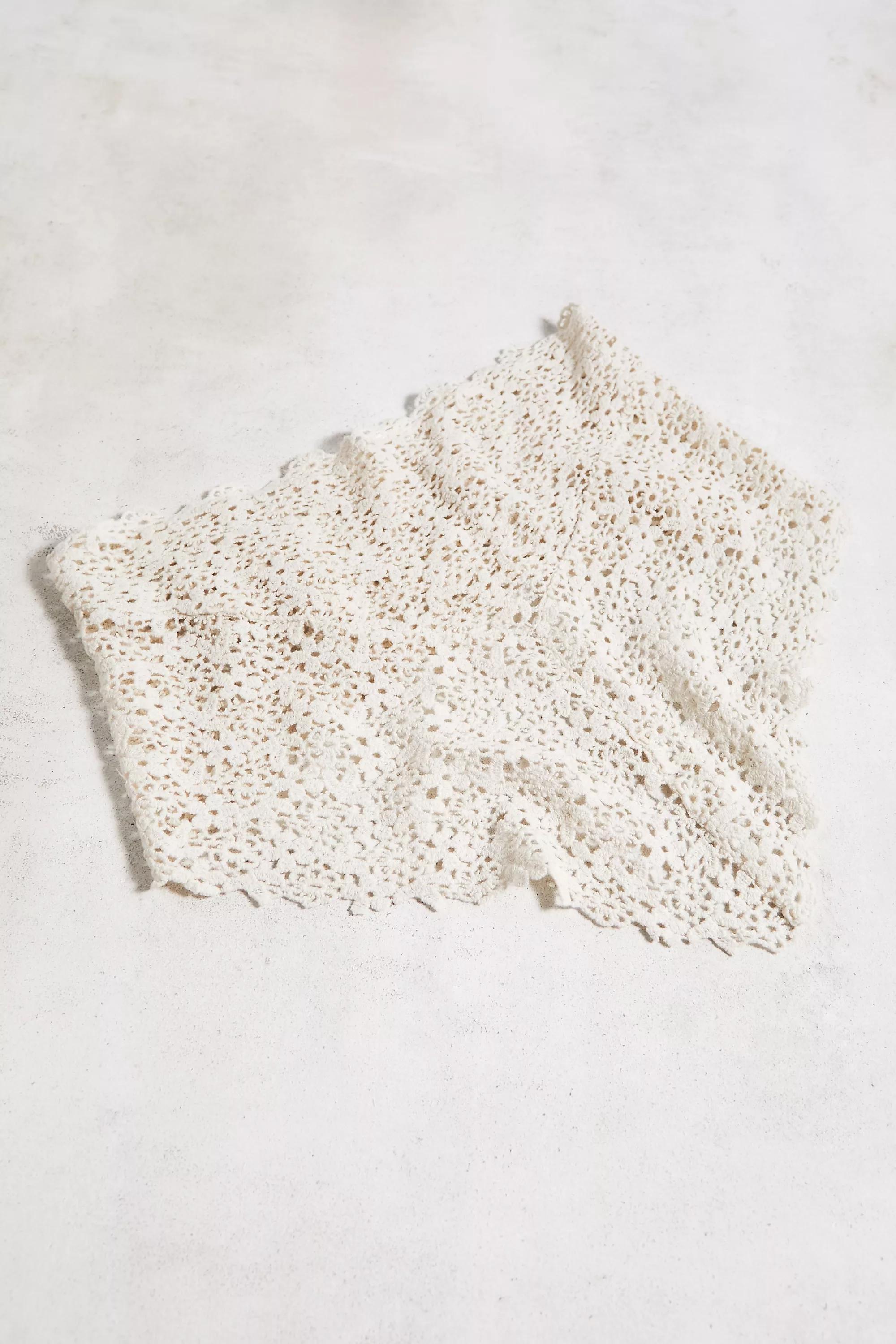 Cream Kimchi Blue Lace Headscarf, CREME, large image number 2