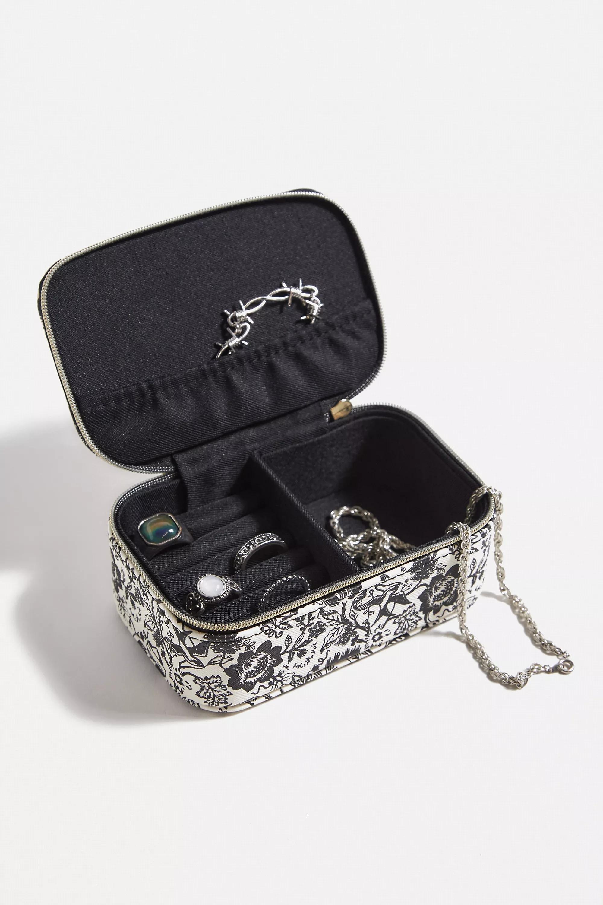 Black Estella Bartlett Printed Jewellery Case, , large image number 0