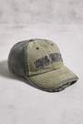 Urban Outfitters - Grey Bdg Distressed Logo Cap