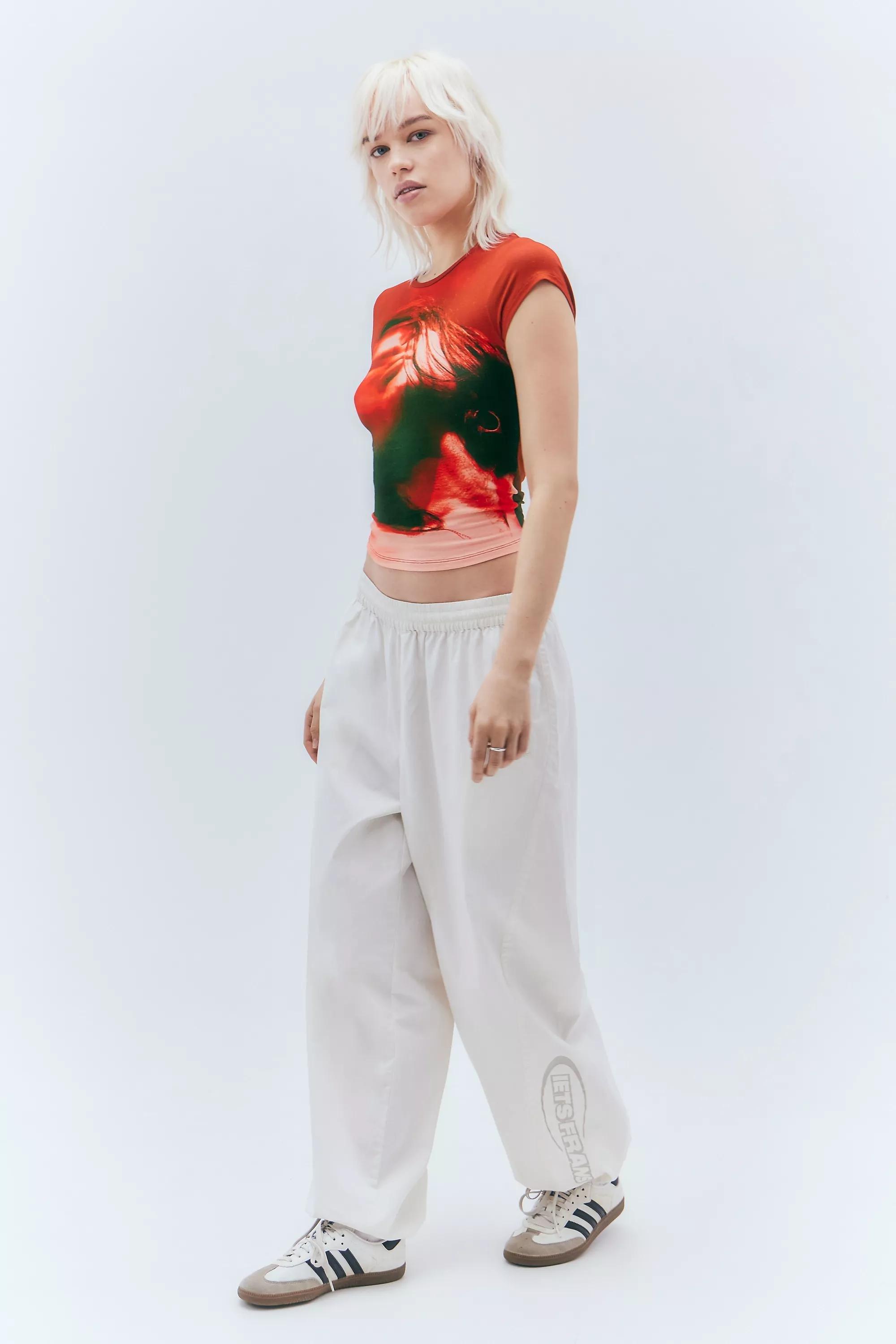 Urban Outfitters - White Iets Frans... Kylo Baggy Track Pants