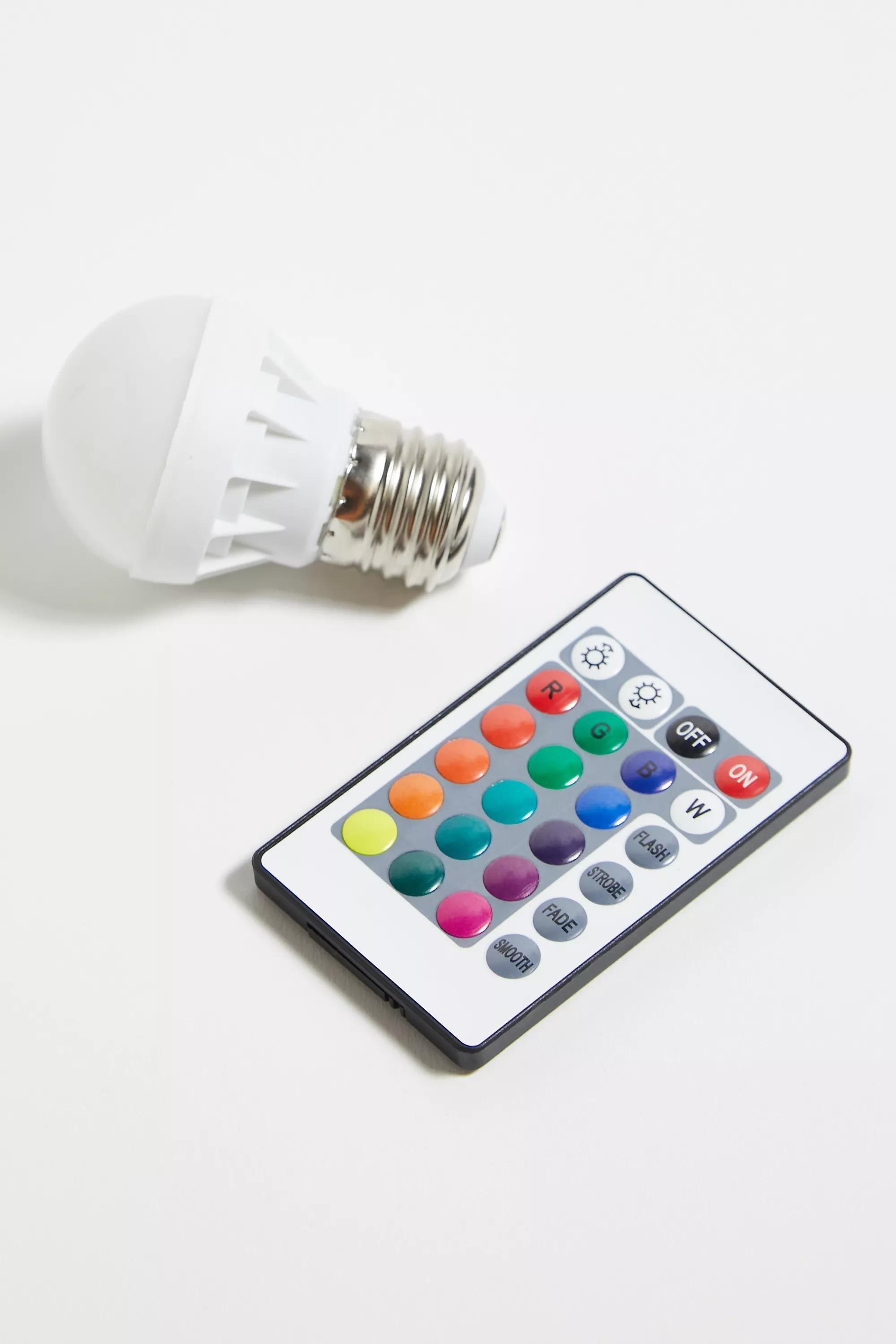 Multicolour Led Remote Control Light Bulb, ASSORT, large image number 0
