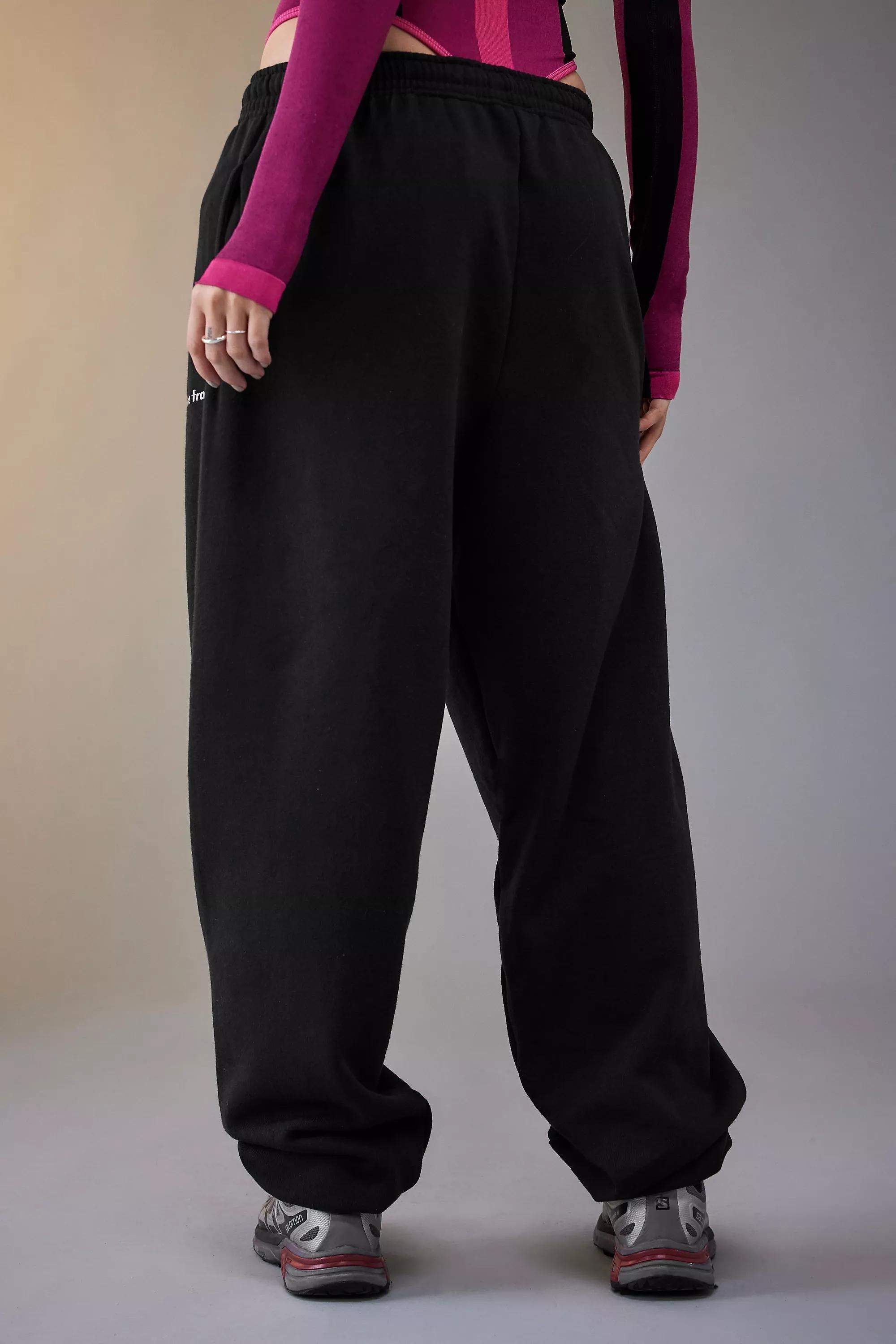 Black Iets Frans... Cuffed Joggers, , large image number 2