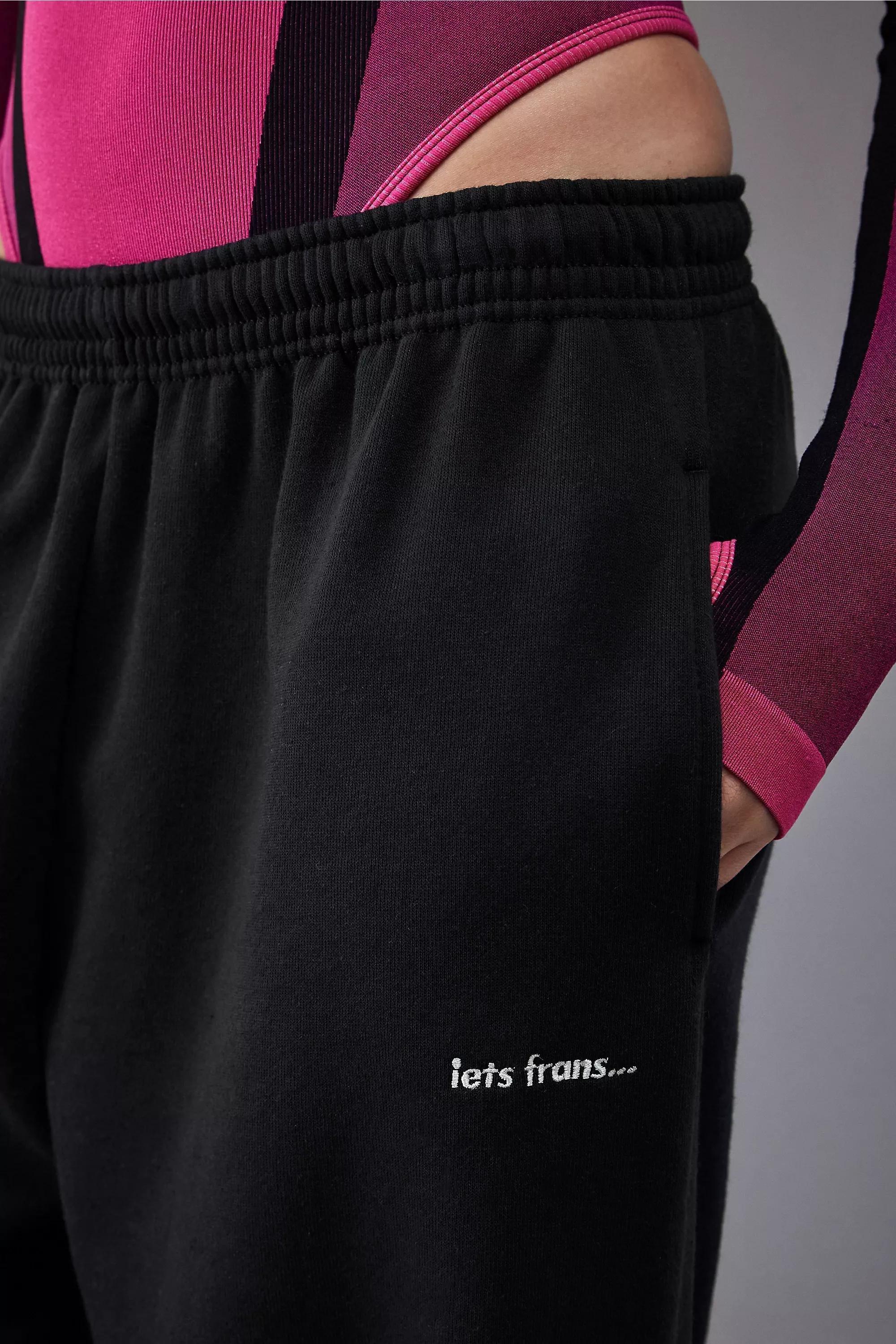 Black Iets Frans... Cuffed Joggers, , large image number 3