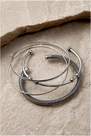 Urban Outfitters - Silver Silence + Noise Kaya Bangles, Set Of 4