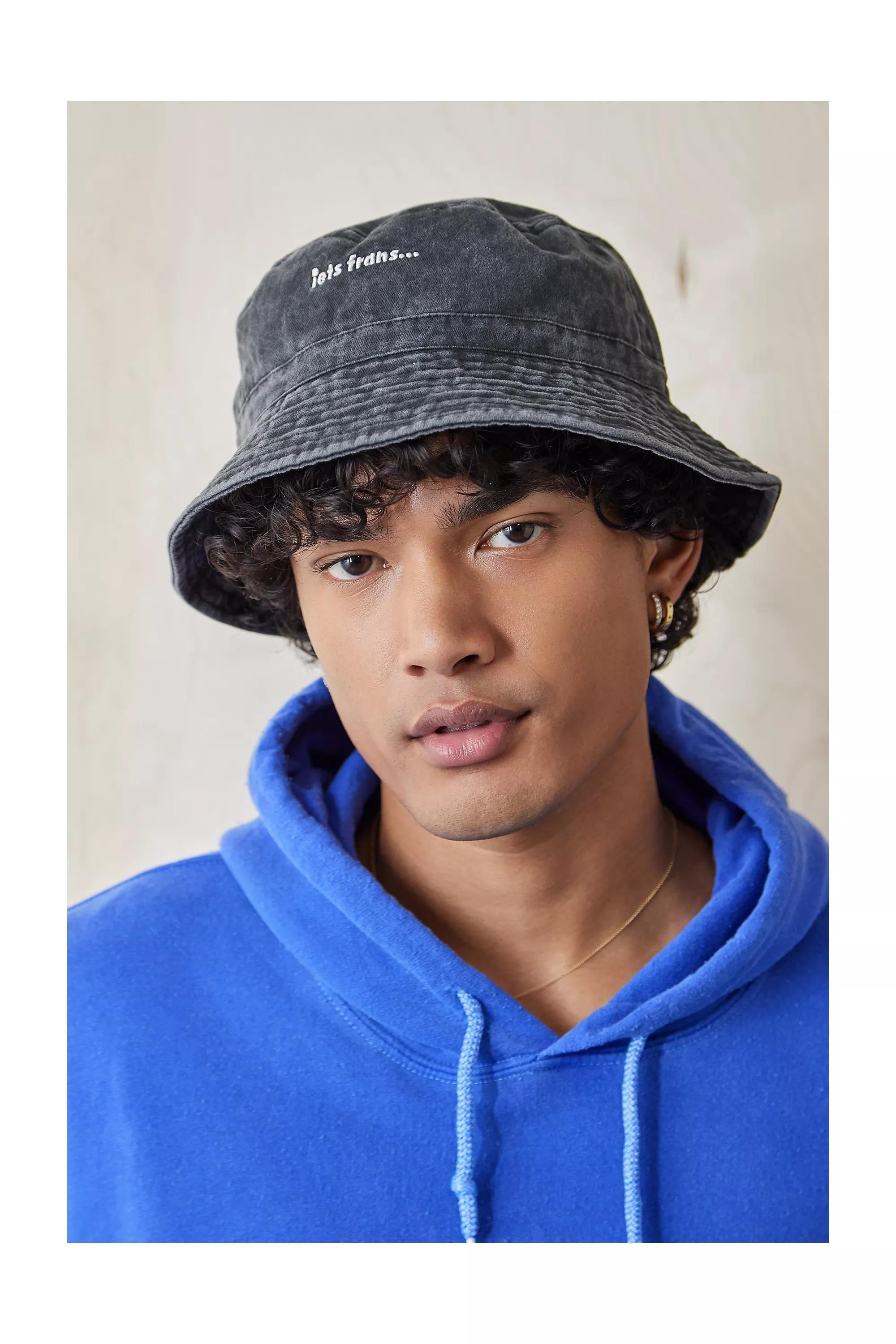 Black Bucket Hat, BLK, large image number 1