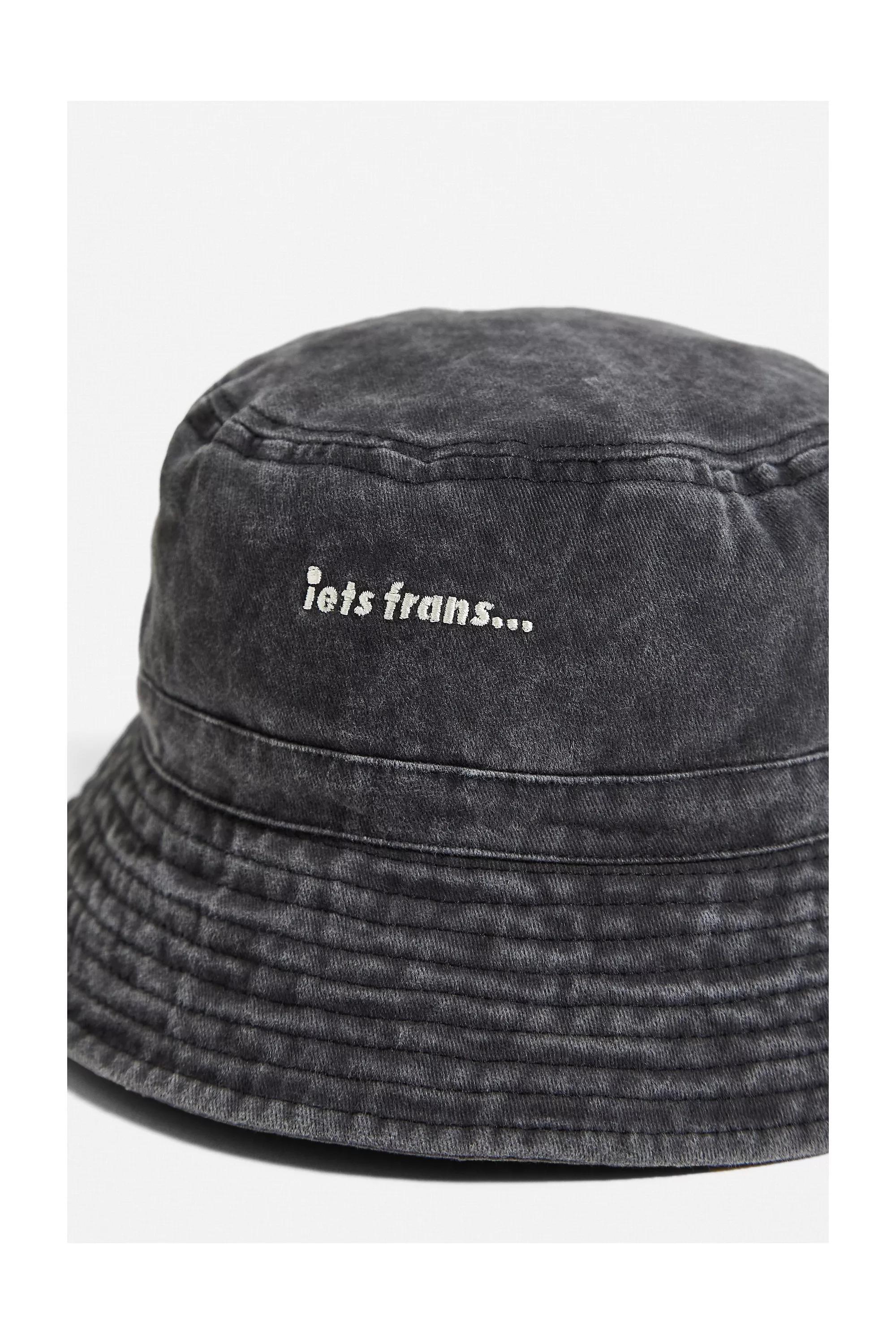 Black Bucket Hat, BLK, large image number 2