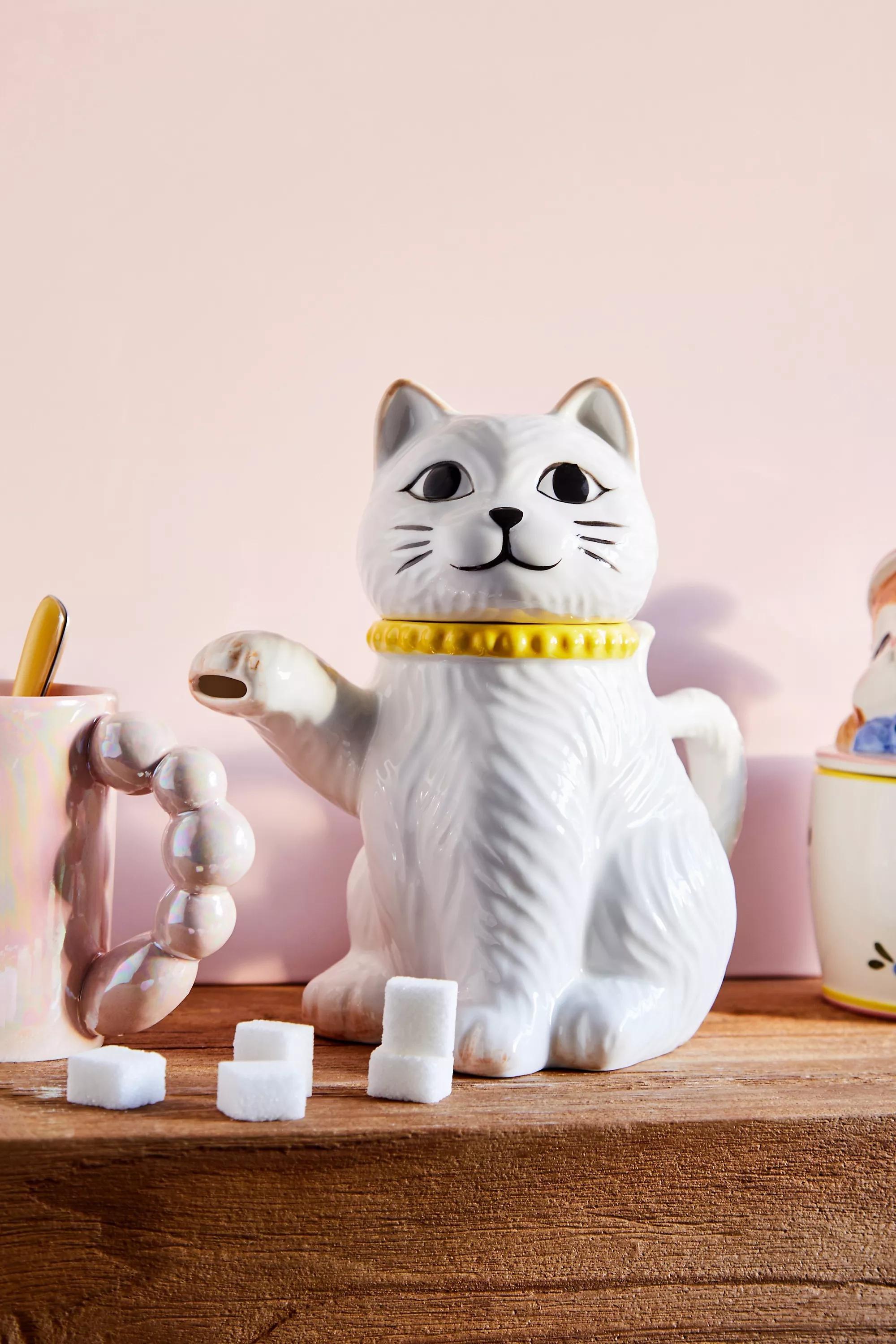 Assort Kitsch Cat Teapot, ASSORT, large image number 0