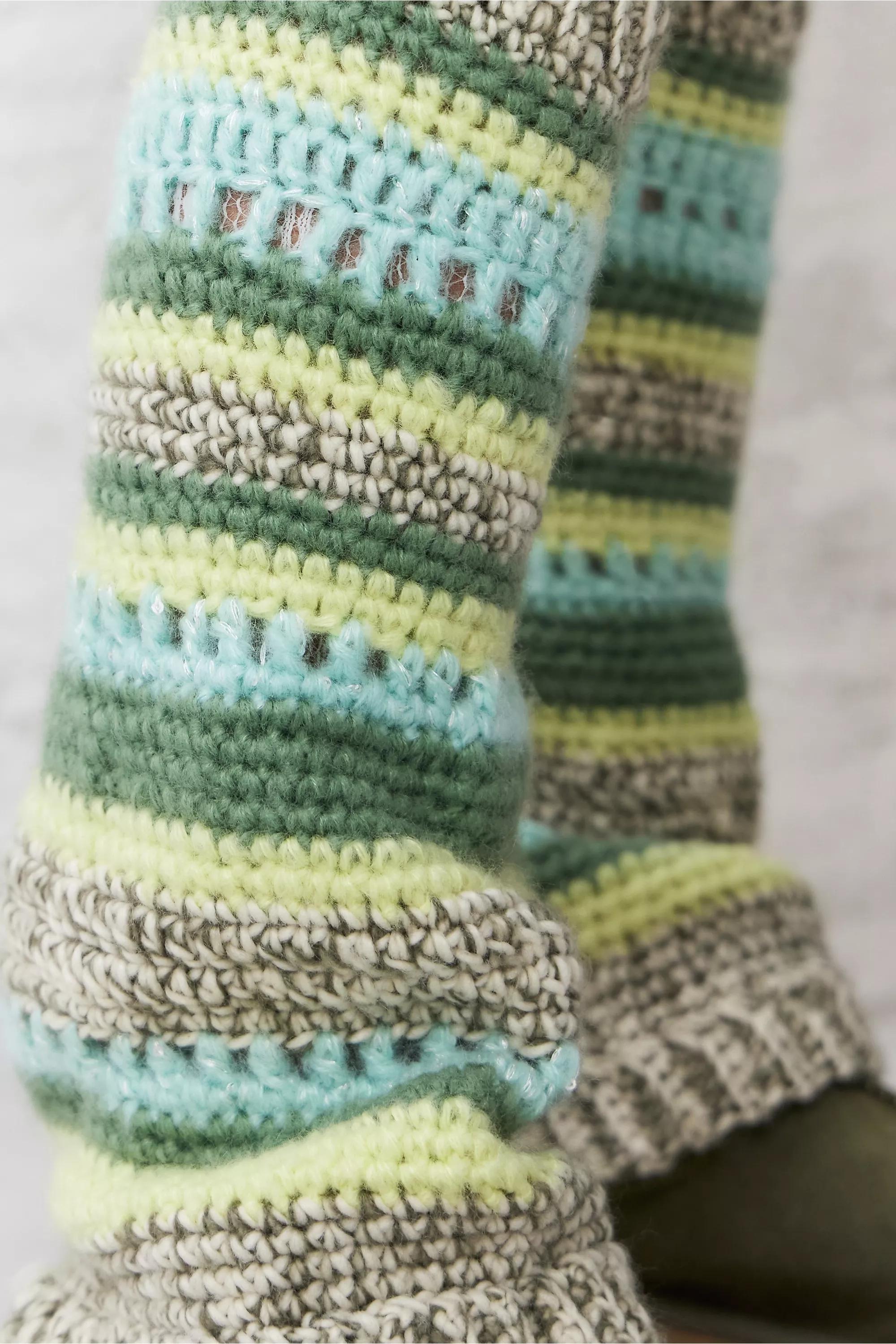 Green Out From Under Knit Leg Warmers, GRN, large image number 1