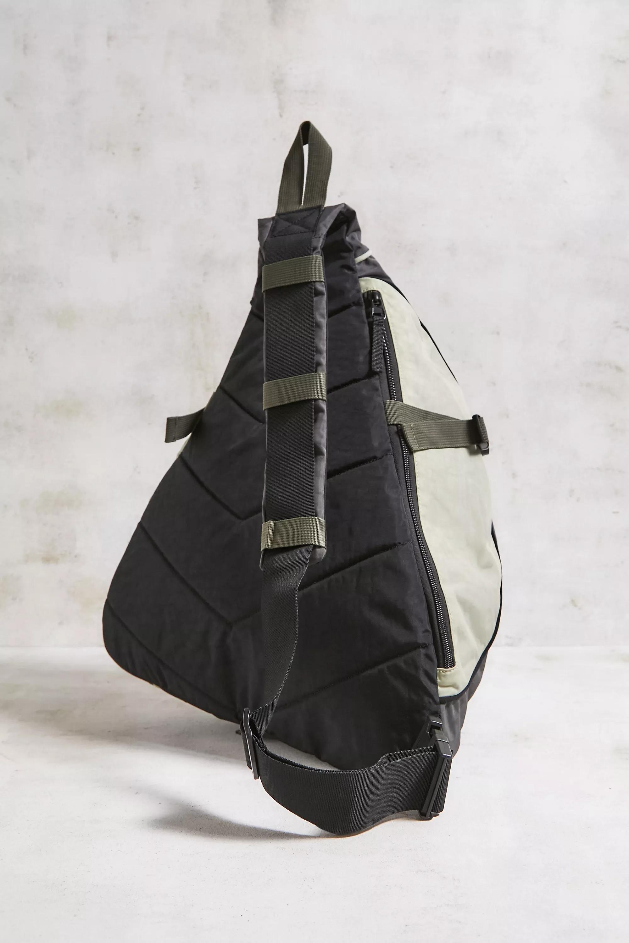 Grey One Shoulder Utility Backpack, GREY, large image number 3