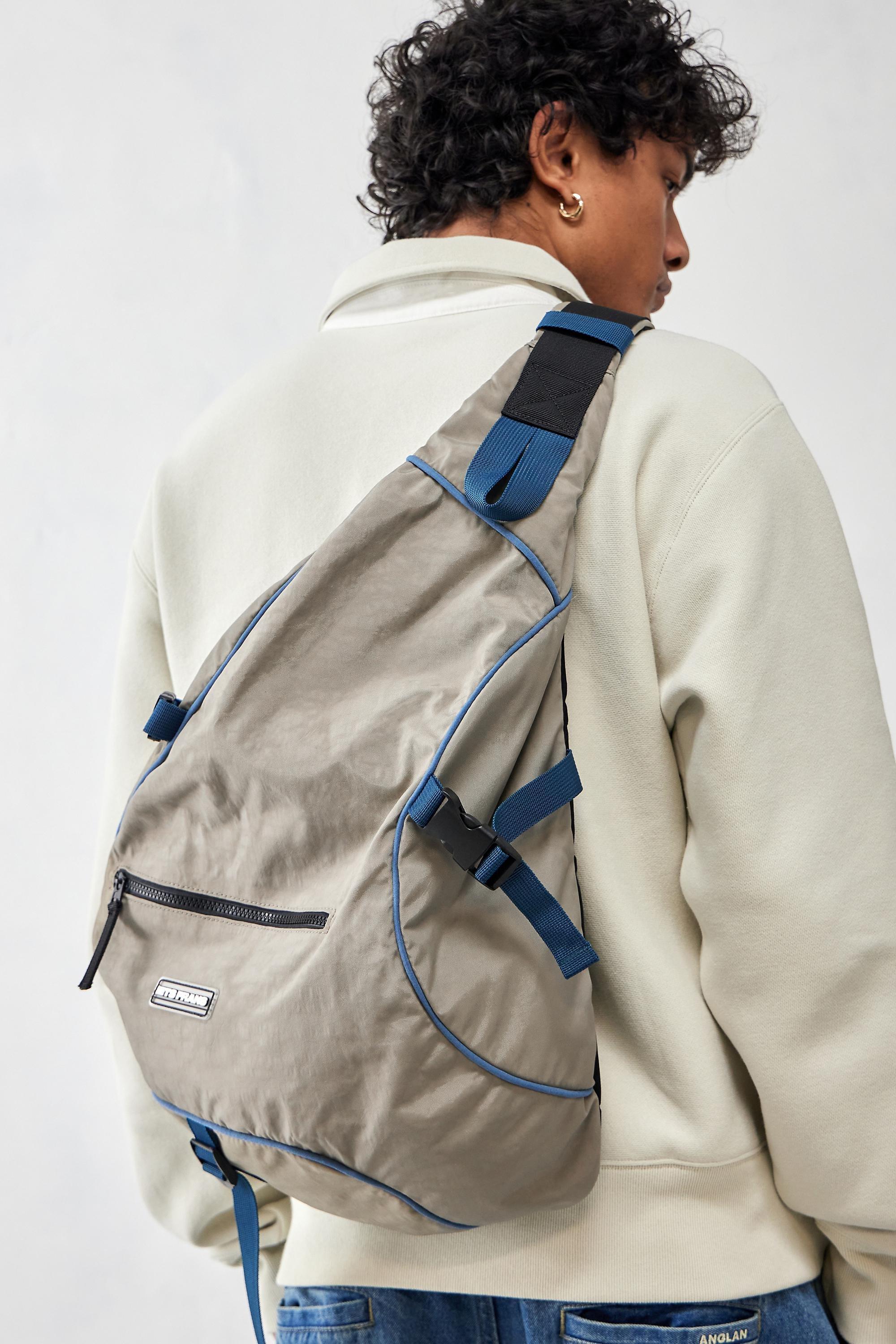 Beige Iets Frans... One Shoulder Utility Backpack, TAUPE, large image number 0