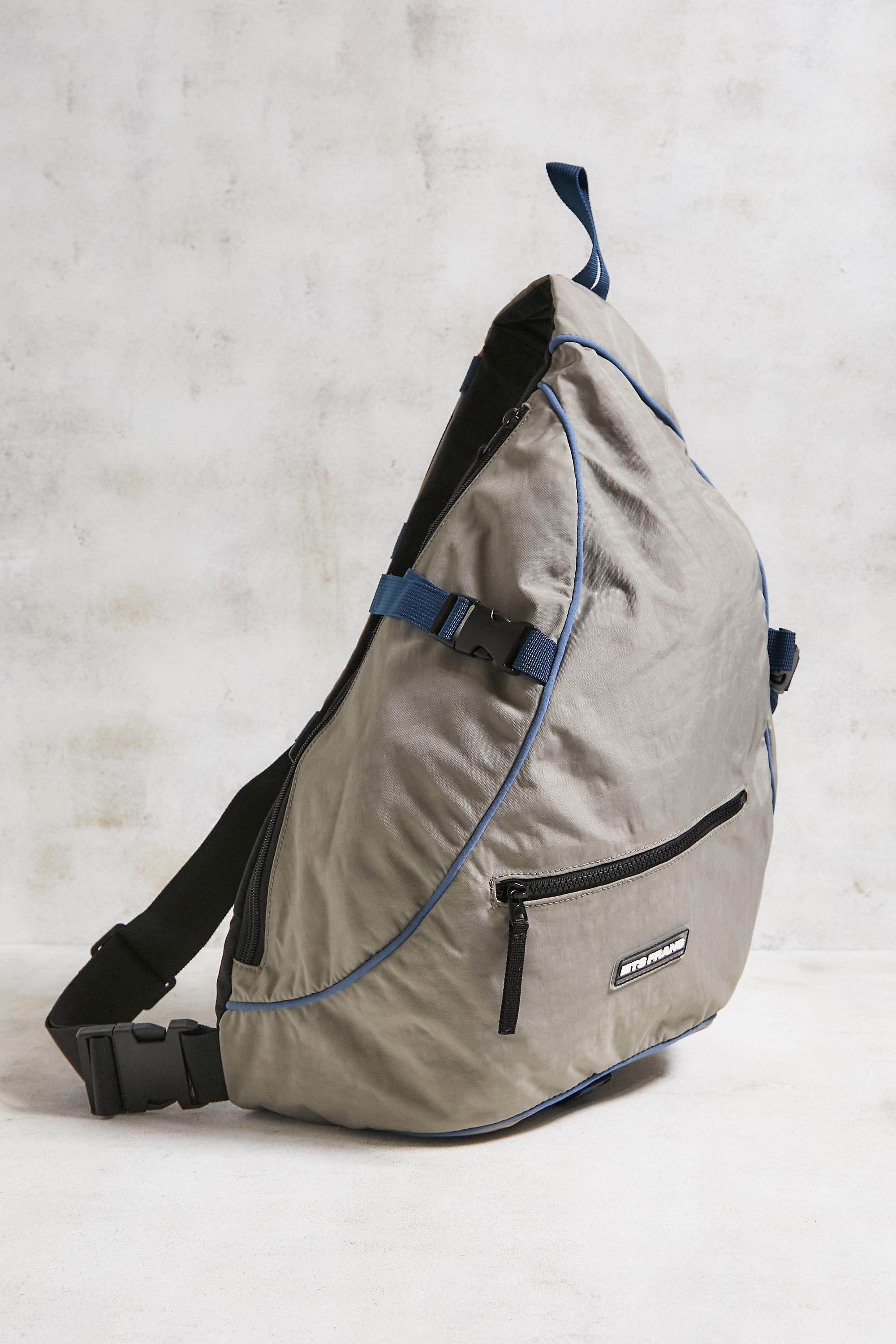 Beige Iets Frans... One Shoulder Utility Backpack, TAUPE, large image number 2