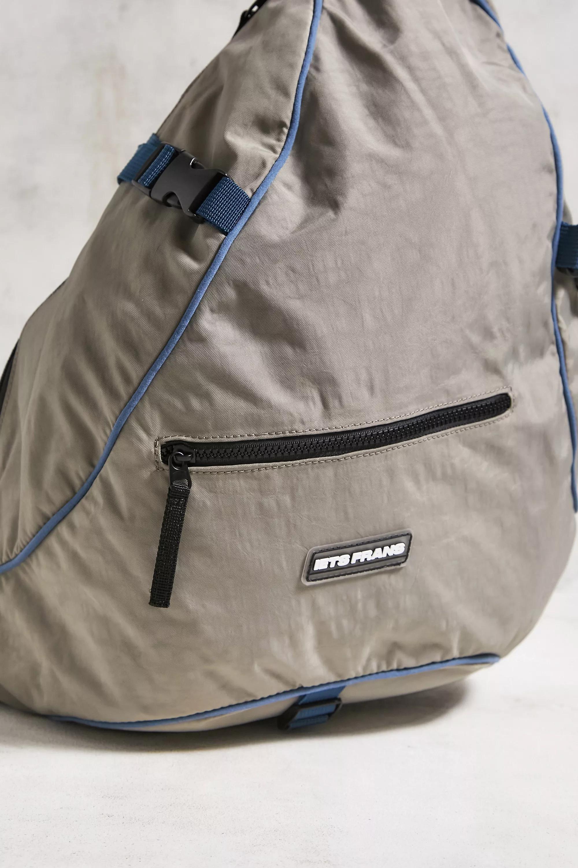 Beige Iets Frans... One Shoulder Utility Backpack, TAUPE, large image number 4