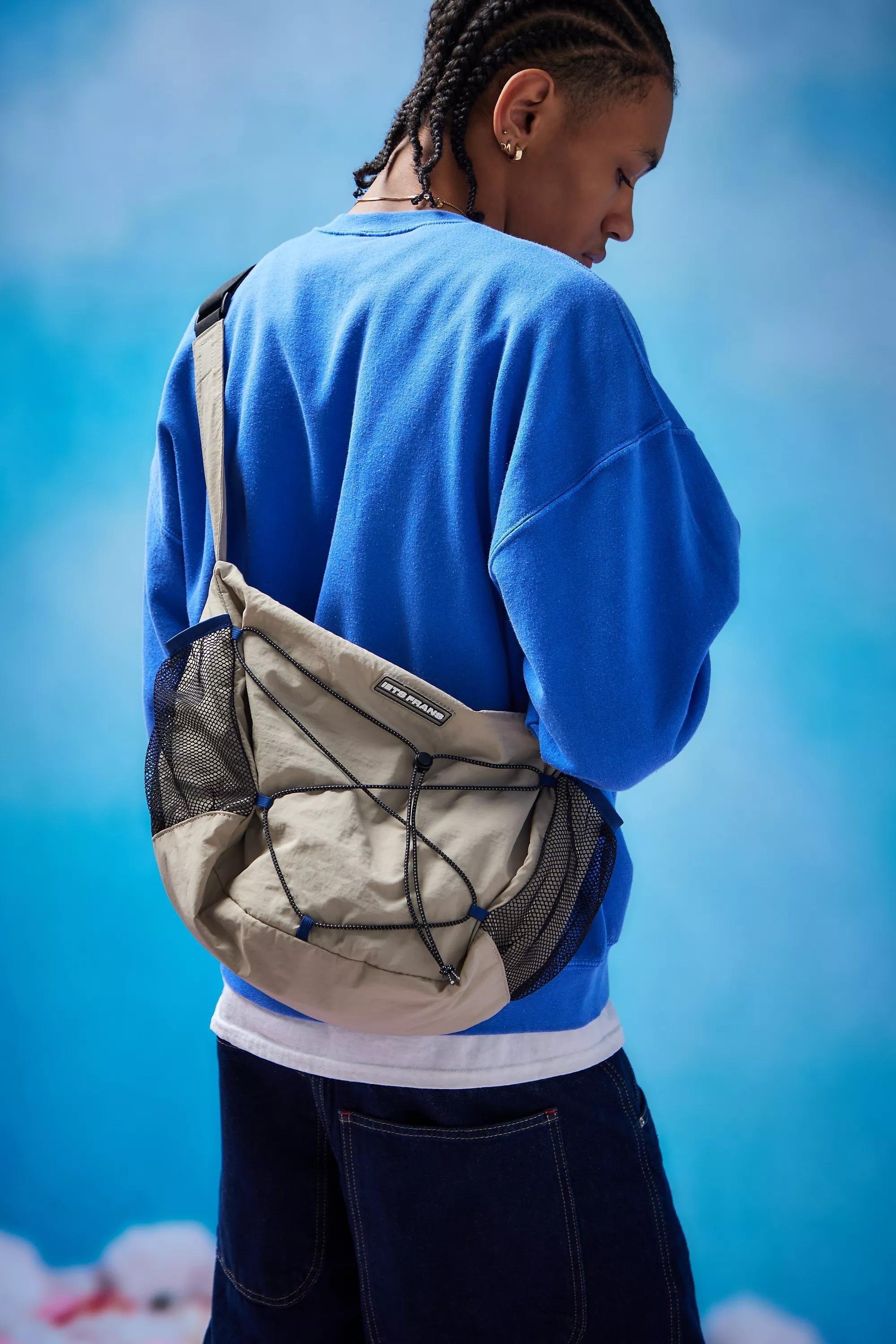 Taupe Iets Frans... Bungee Sling Bag, TAUPE, large image number 0