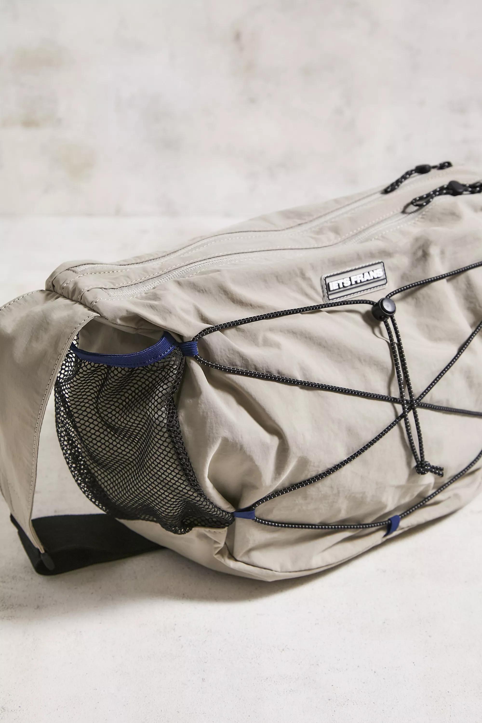 Taupe Iets Frans... Bungee Sling Bag, TAUPE, large image number 3