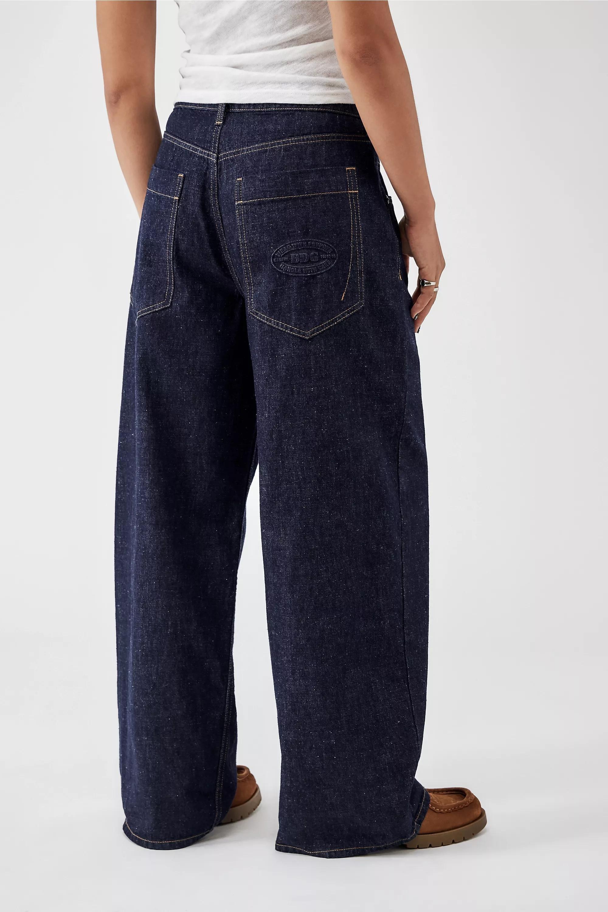 Navy Bdg Rinse Jaya Baggy Jeans, A301_0094           , large image number 3