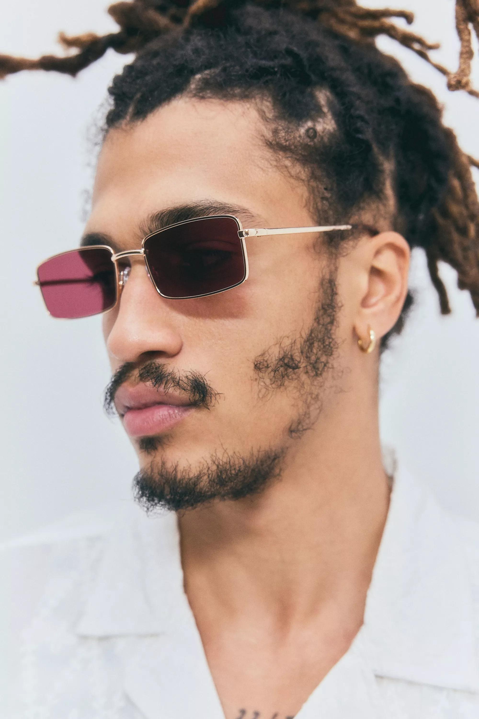 Red Uo Palmer Lens Sunglasses, RED, large image number 0
