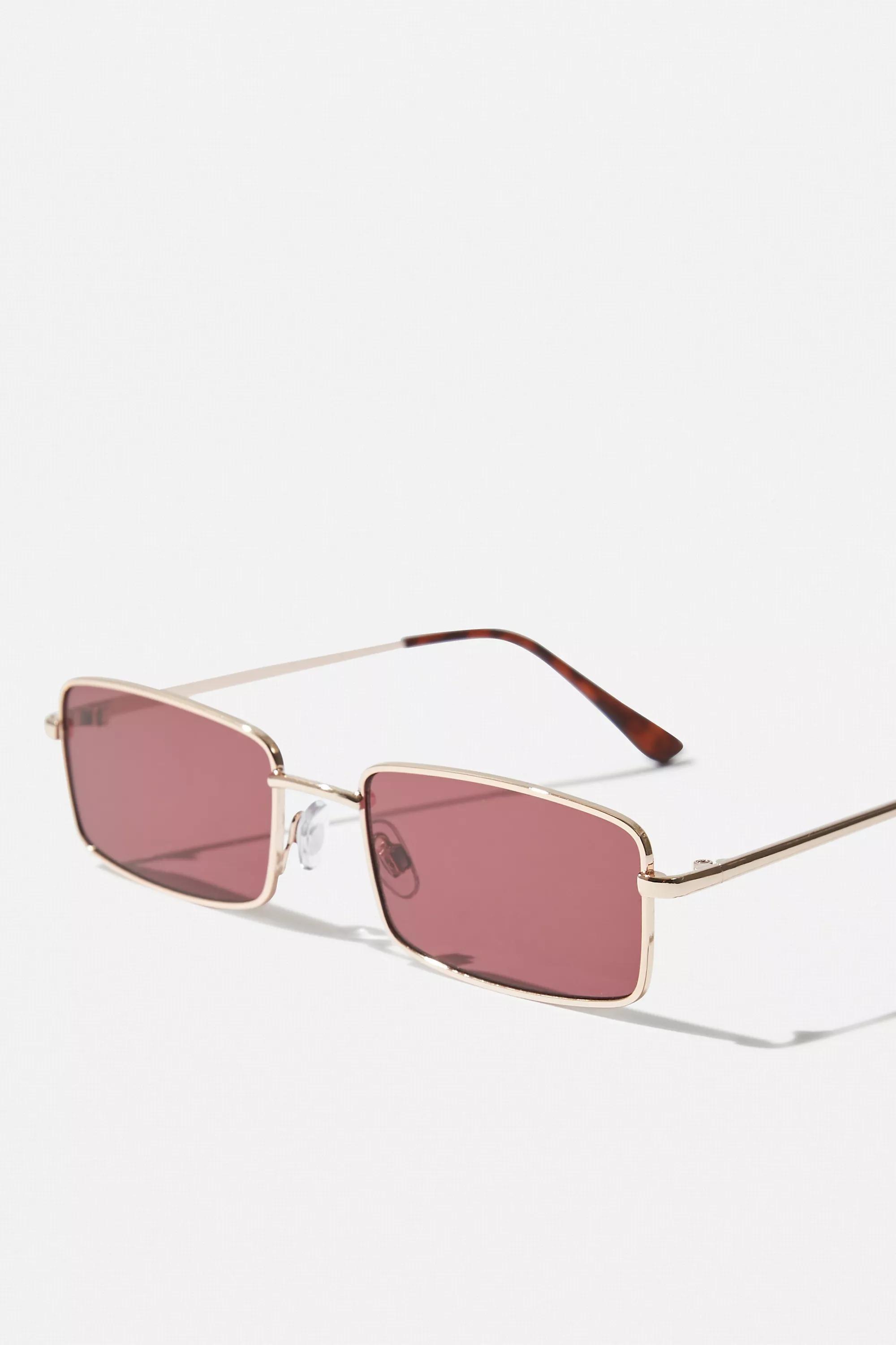 Red Uo Palmer Lens Sunglasses, RED, large image number 3