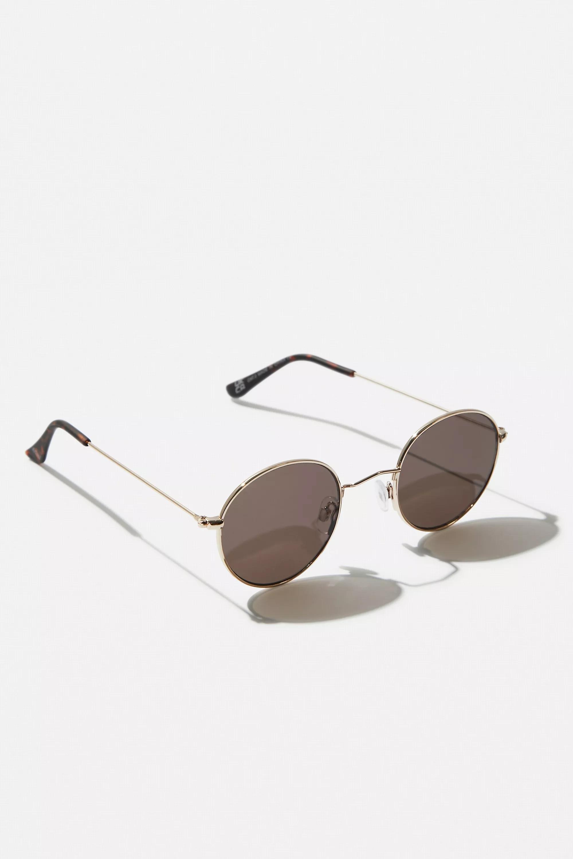 Brown Uo Perrin Lens Sunglasses, BRN, large image number 3
