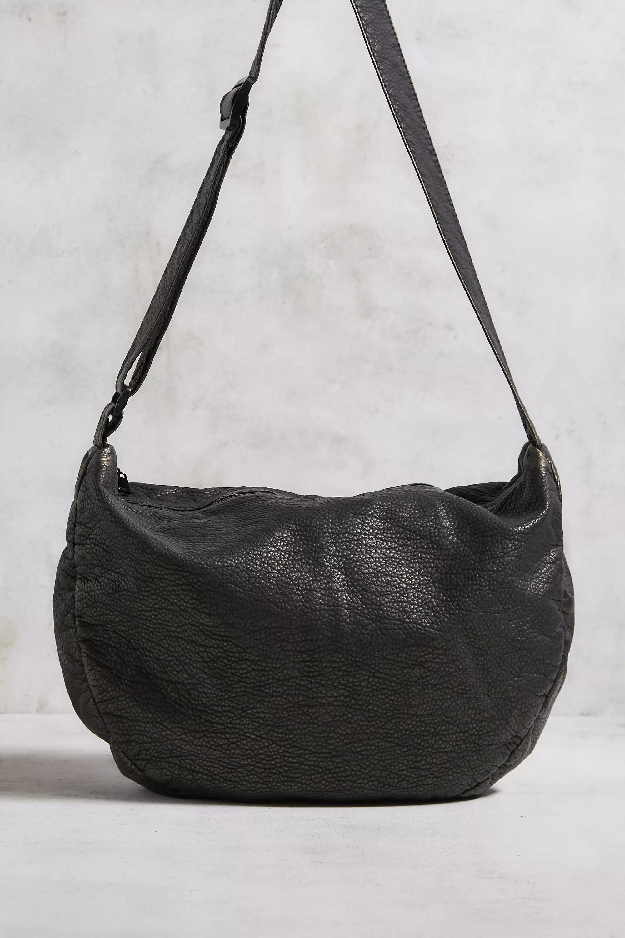 Black Bdg Faux Leather Sling Bag, BLK, large image number 4