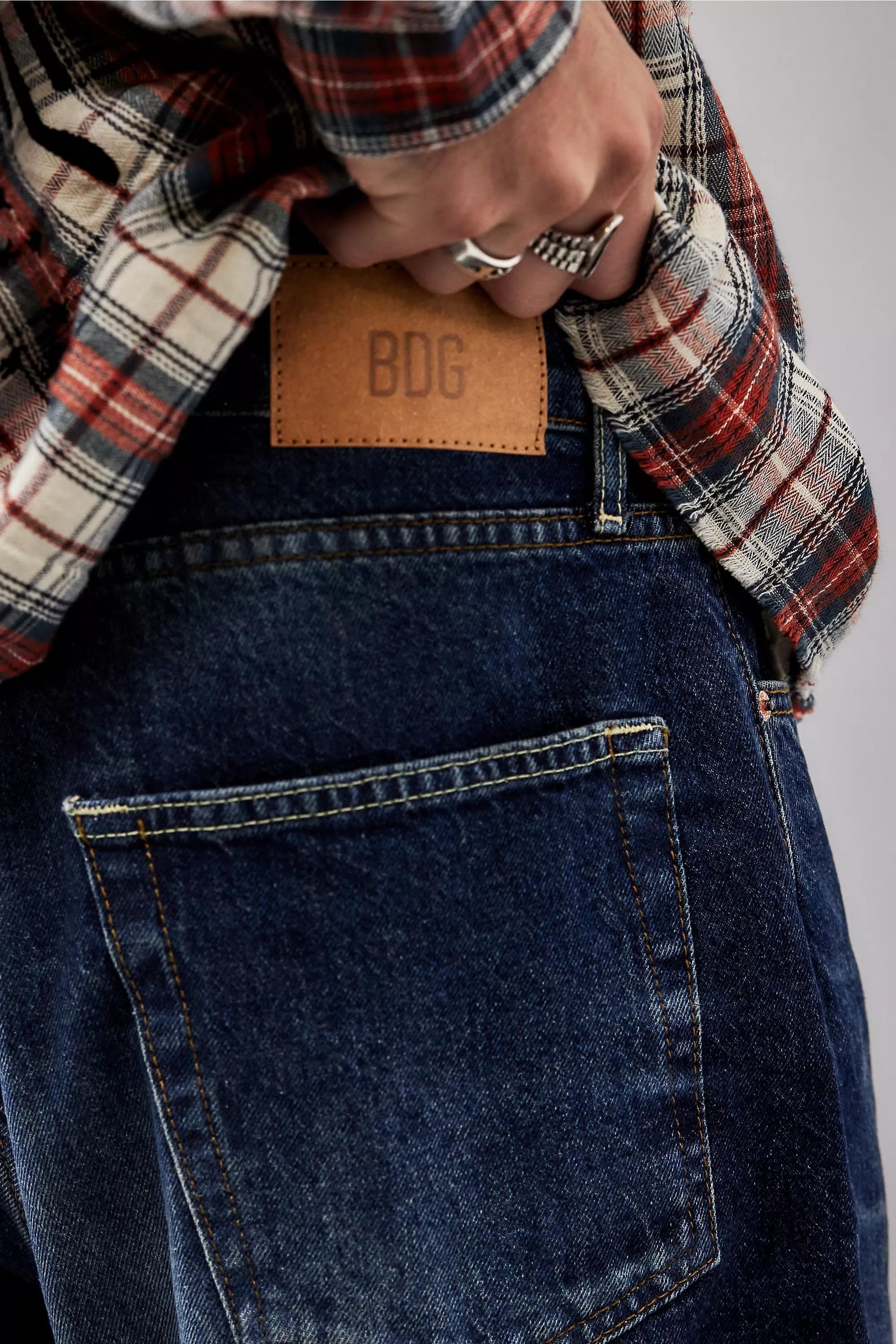 Blue Bdg Dark Blue Washed Jeans, , large image number 1