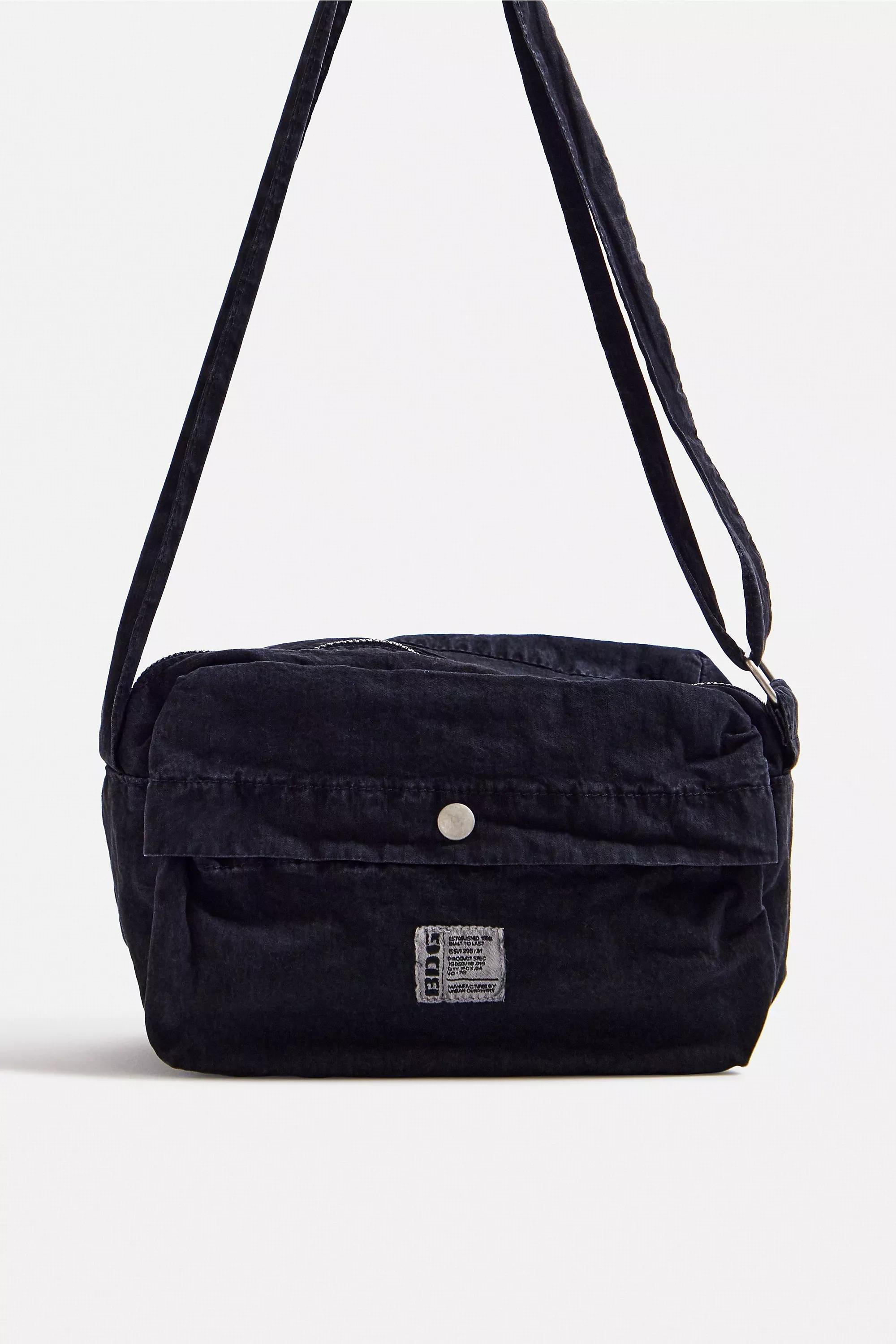 Black Bdg Crossbody Camera Bag, BLK, large image number 1