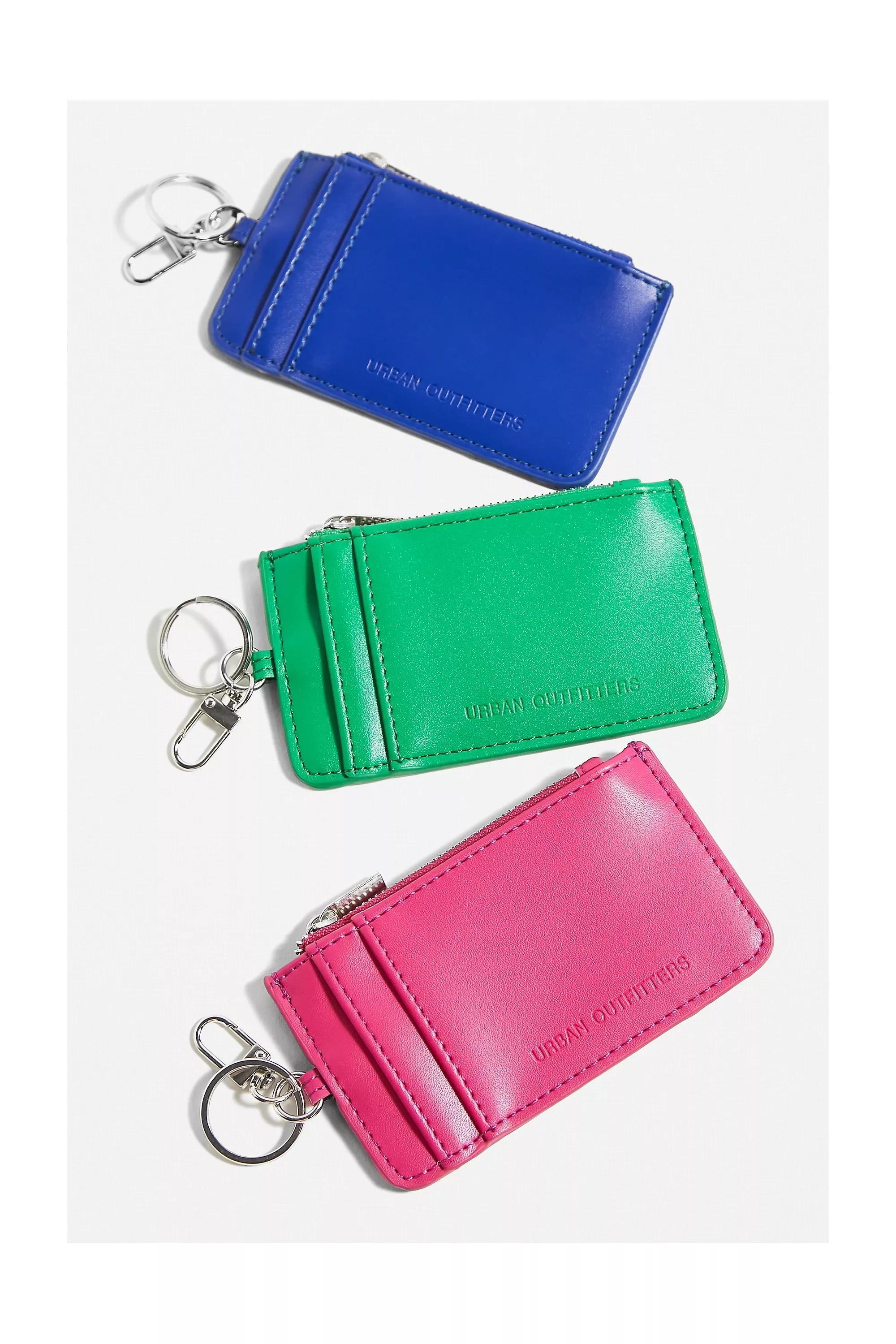 Blue Uo Carabiner Clip Cardholder, BLUE, large image number 3