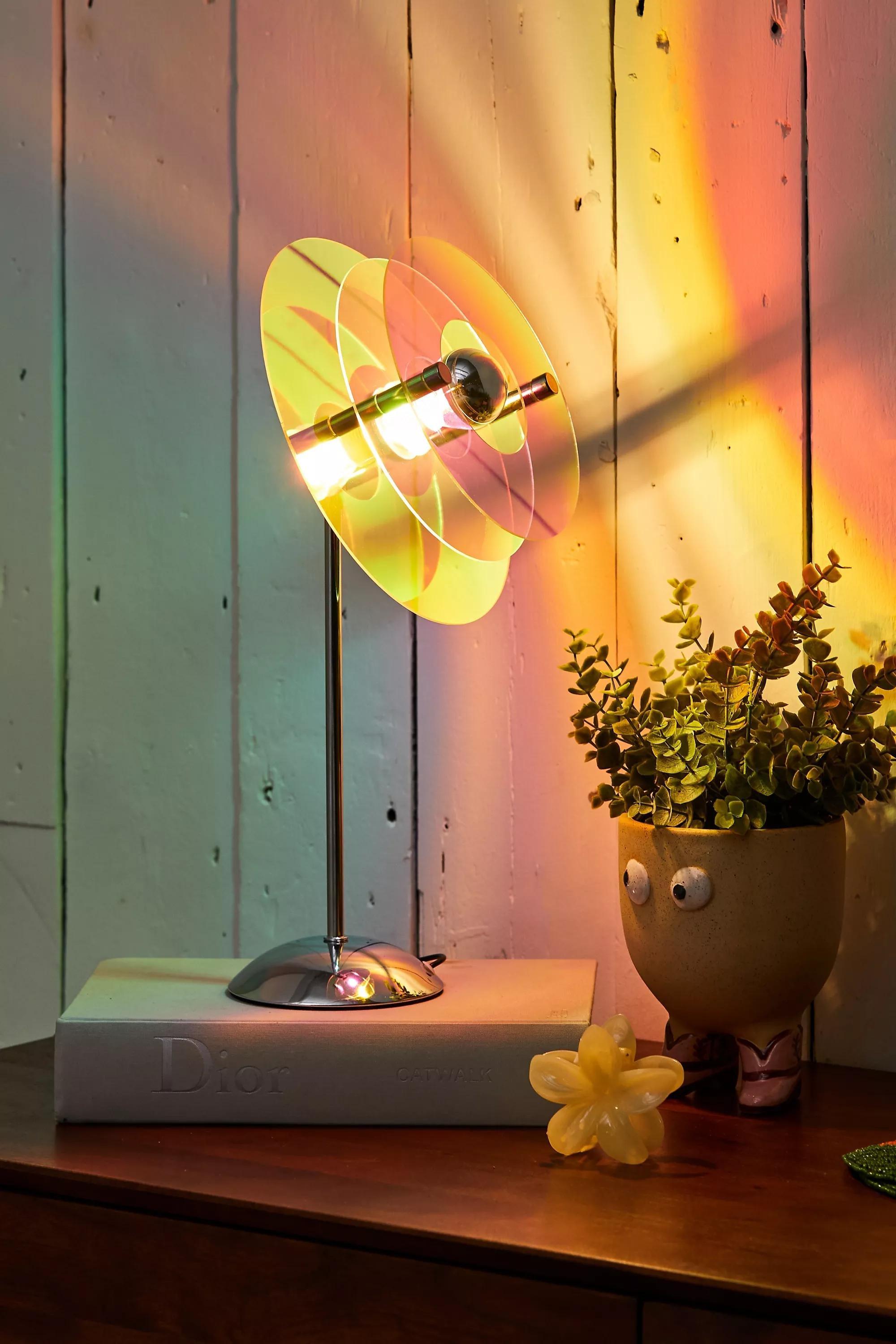 Multicolour Iridescent Sunset Uo Exclusive Lamp, ASSORT, large image number 0