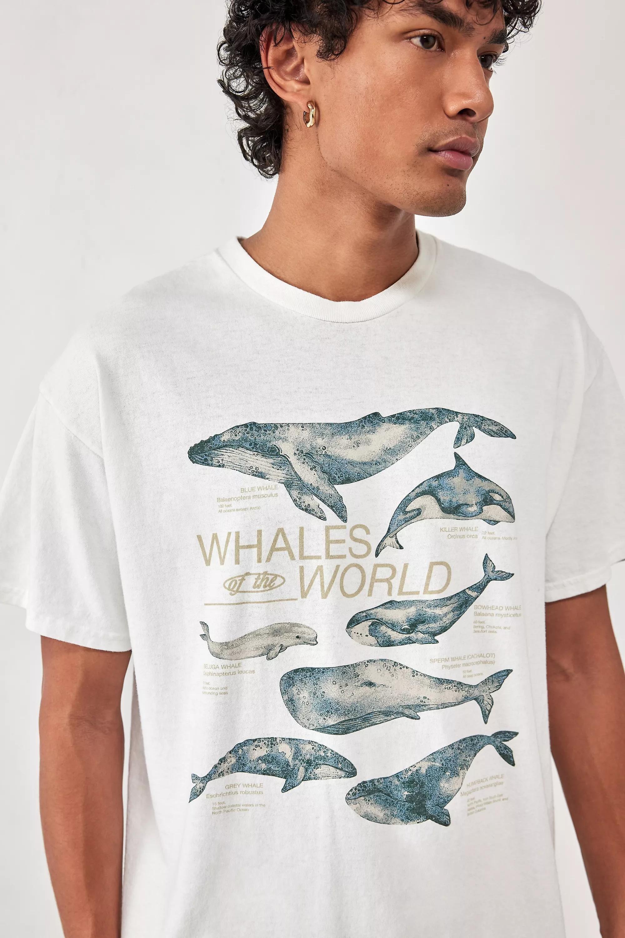 White Whales World T-Shirt, , large image number 0