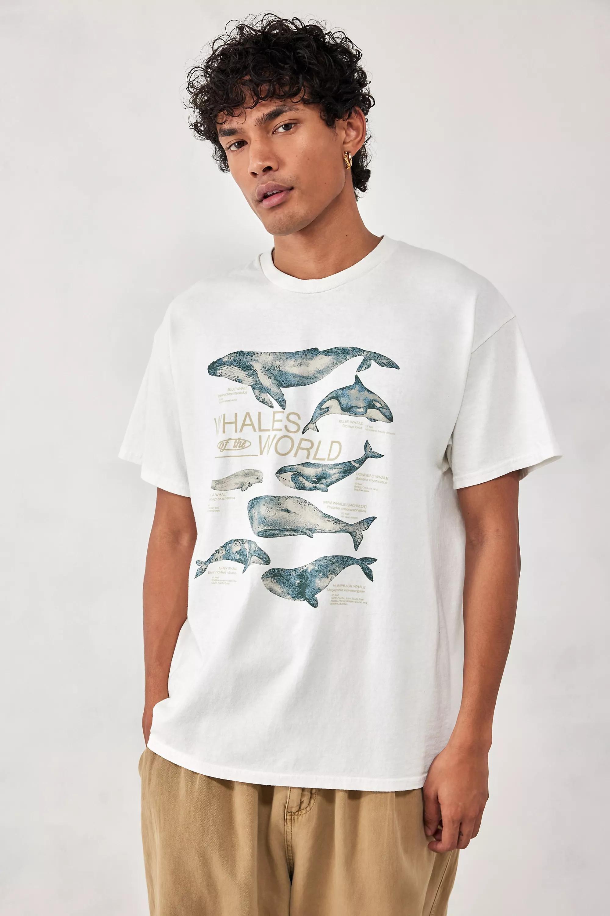 White Whales World T-Shirt, , large image number 1