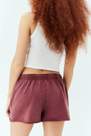 Urban Outfitters - Burgundy Iets Frans... Mini Jogger Shorts
