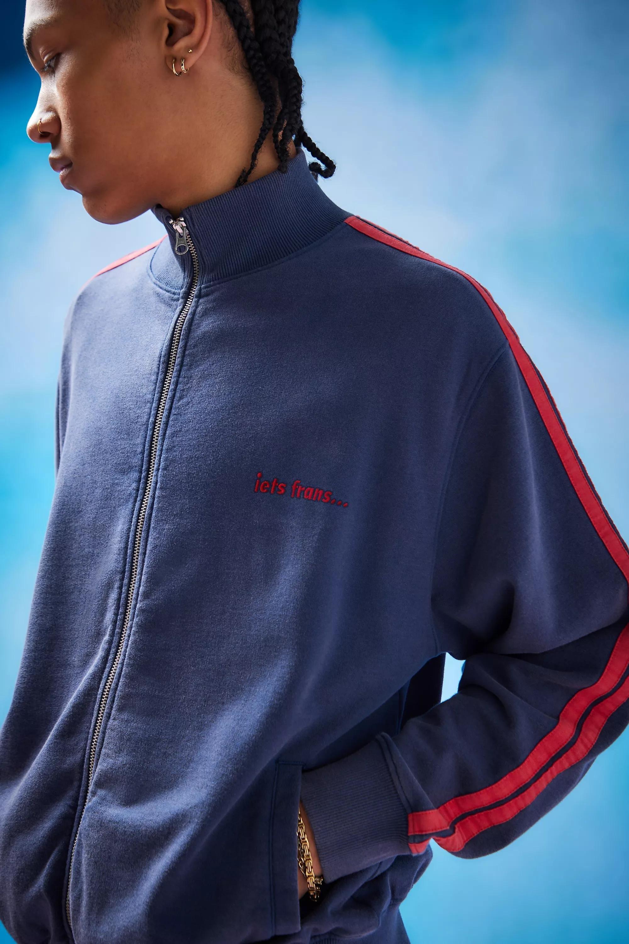 Blue Iets Frans... Taped Track Jacket, , large image number 0