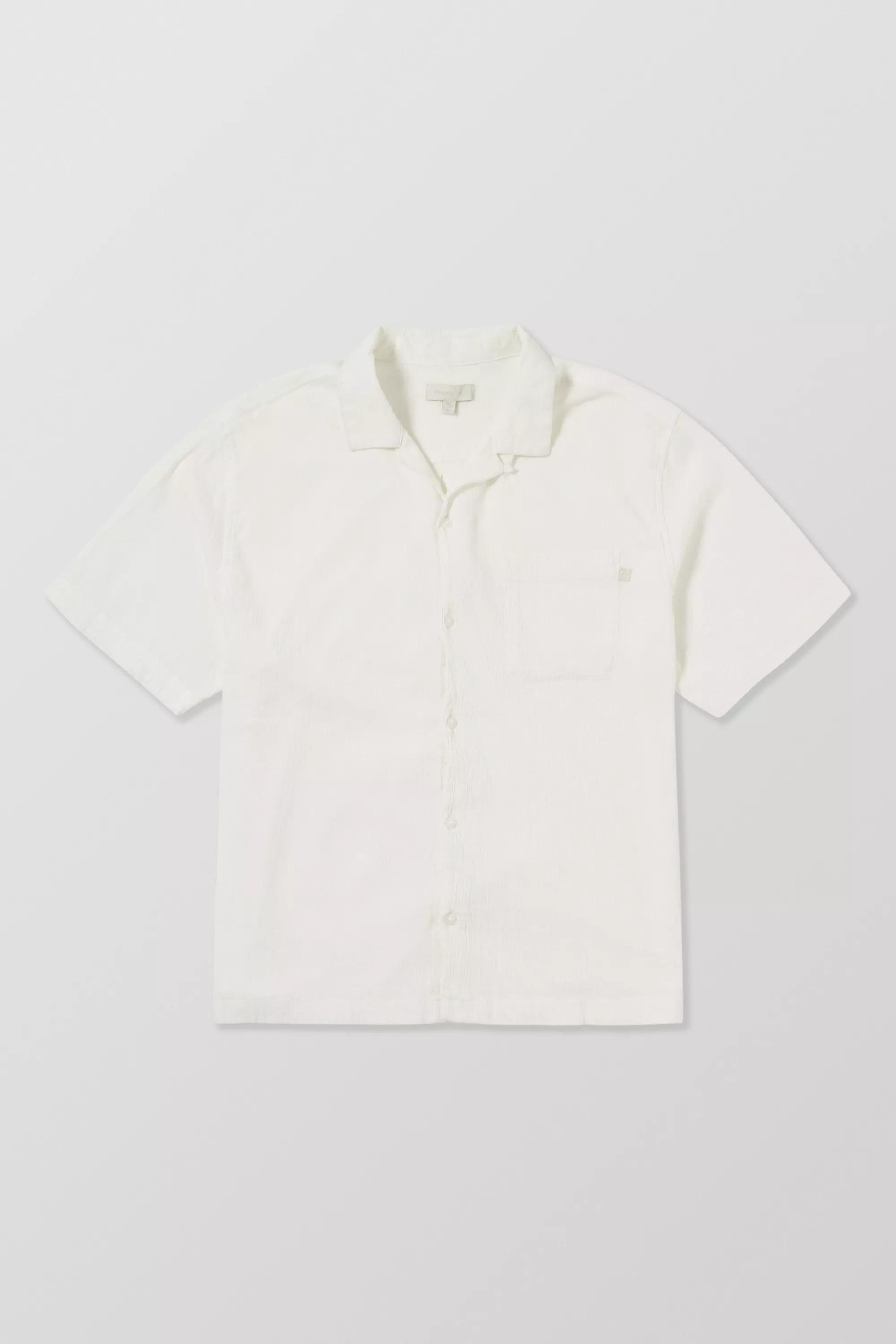 White Crinkle Shirt, , large image number 4