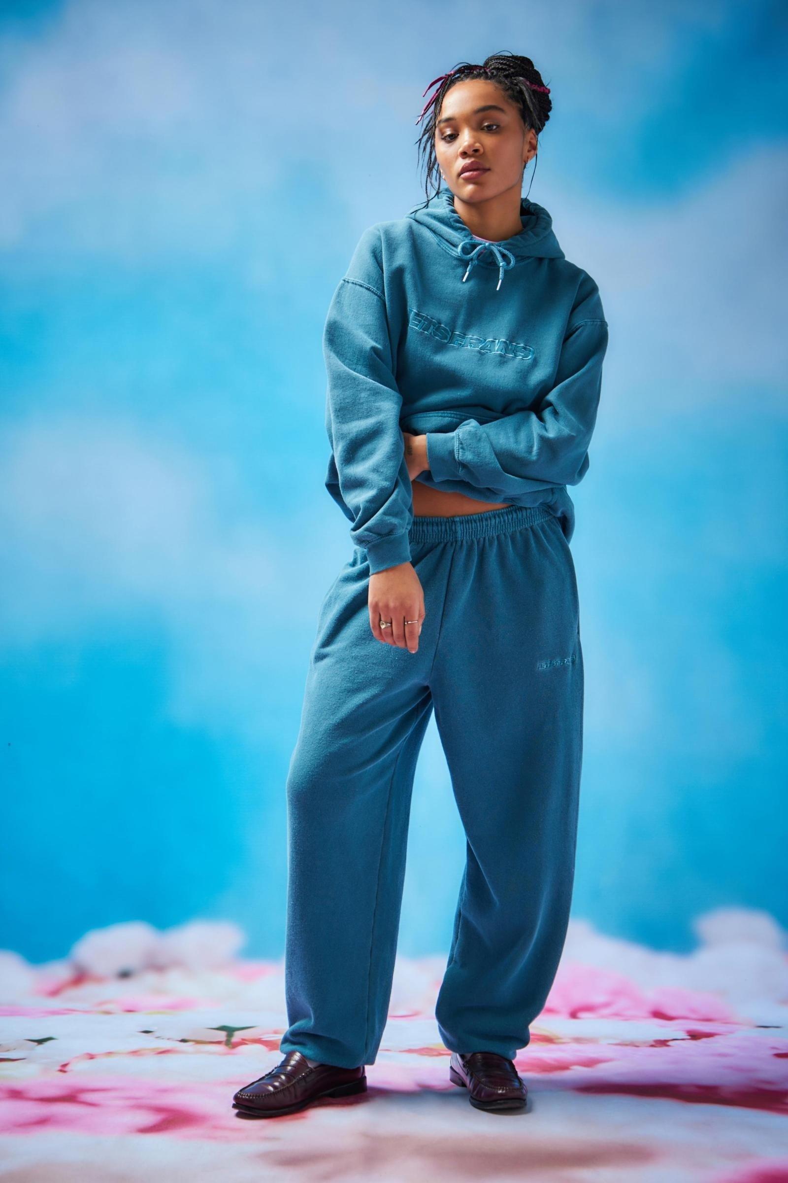 Urban Outfitters - Blue Iets Frans... Overdyed Teal Joggers