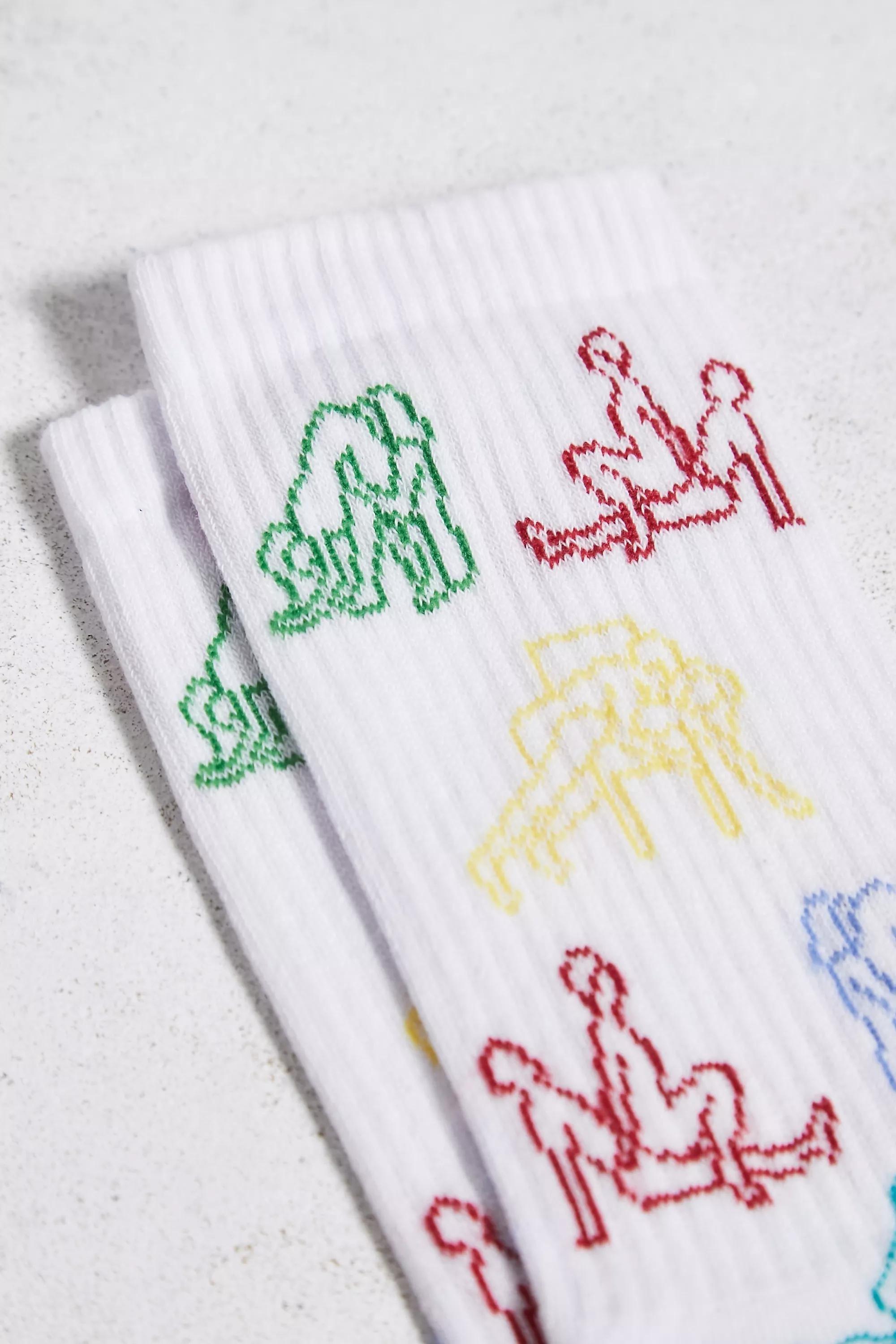 Multicolour Uo Pod Socks, , large image number 1