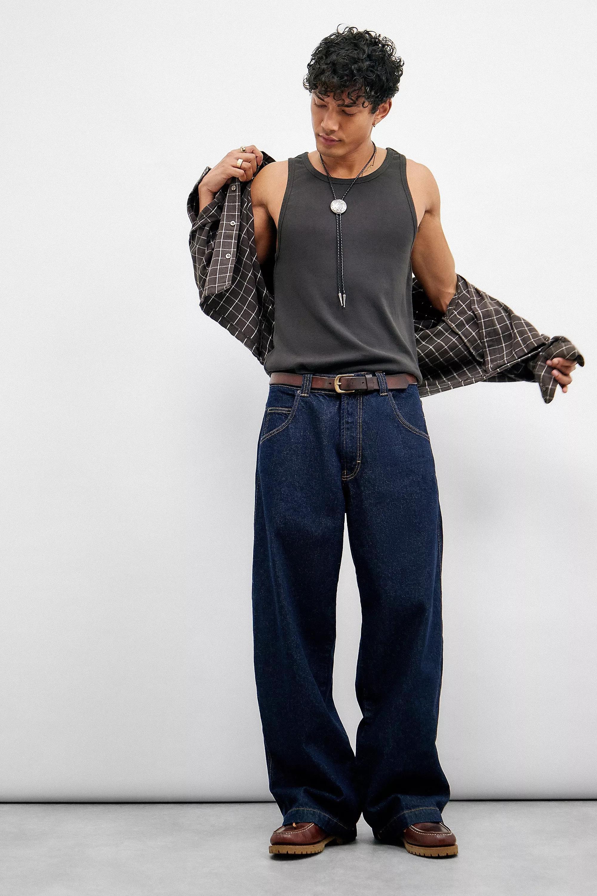Black Ribbed Vest, , large image number 1