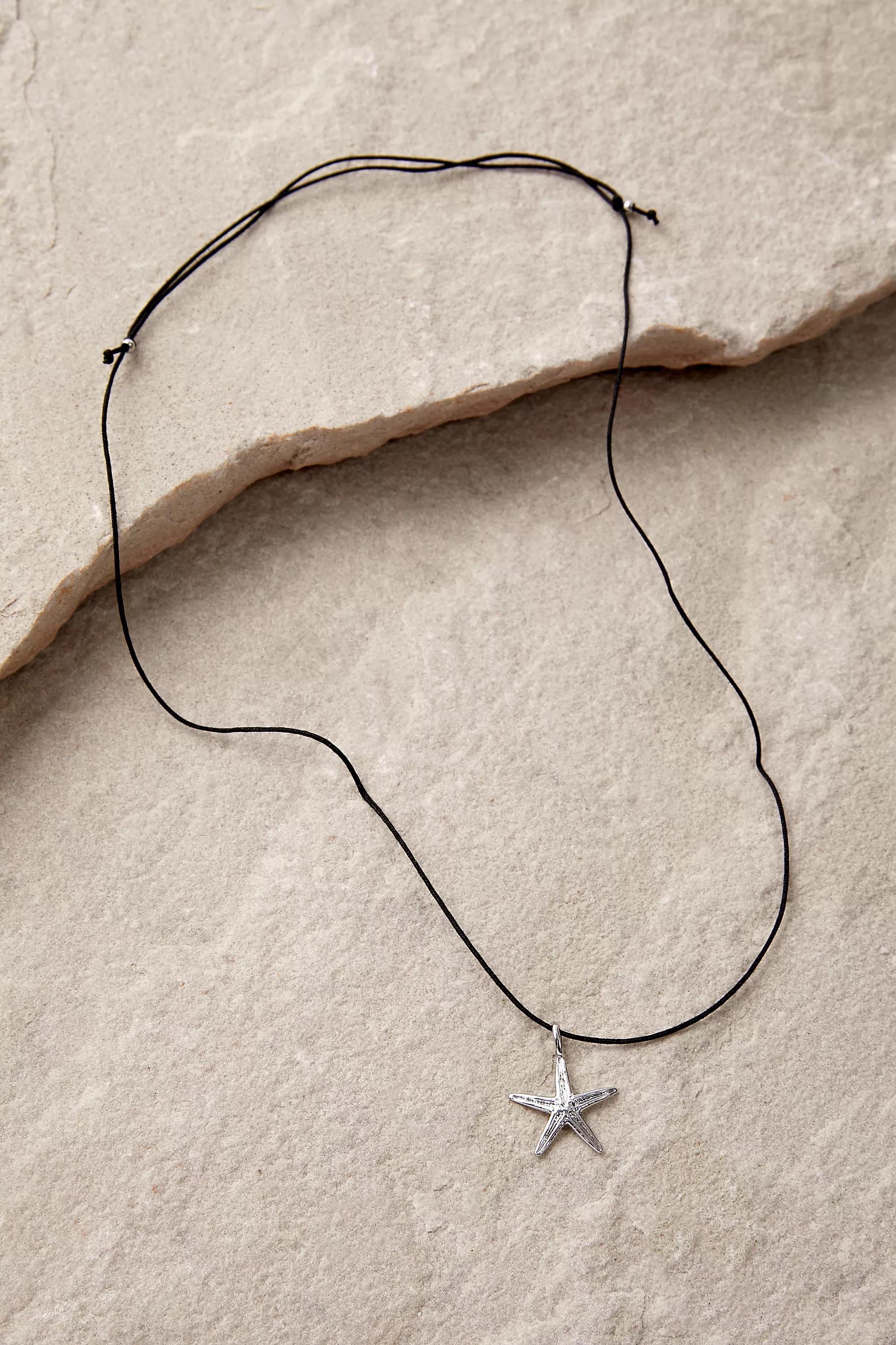 Silver Silence + Noise Starfish Necklace, SLVR, large image number 2