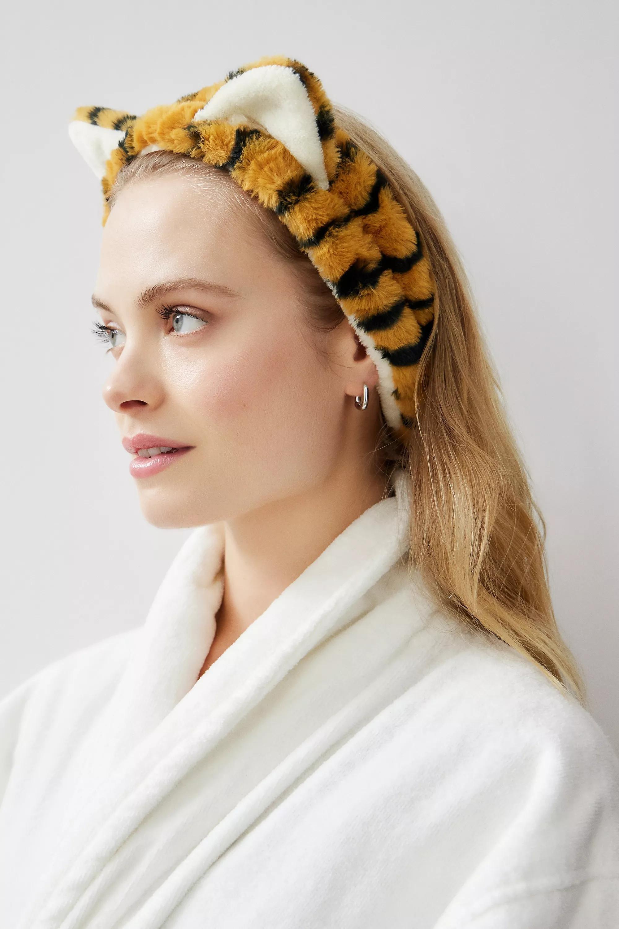 Tiger Spa Day Headband, ASSORT, large image number 0
