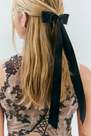 Urban Outfitters - Black Long Satin Bow Hair Clip