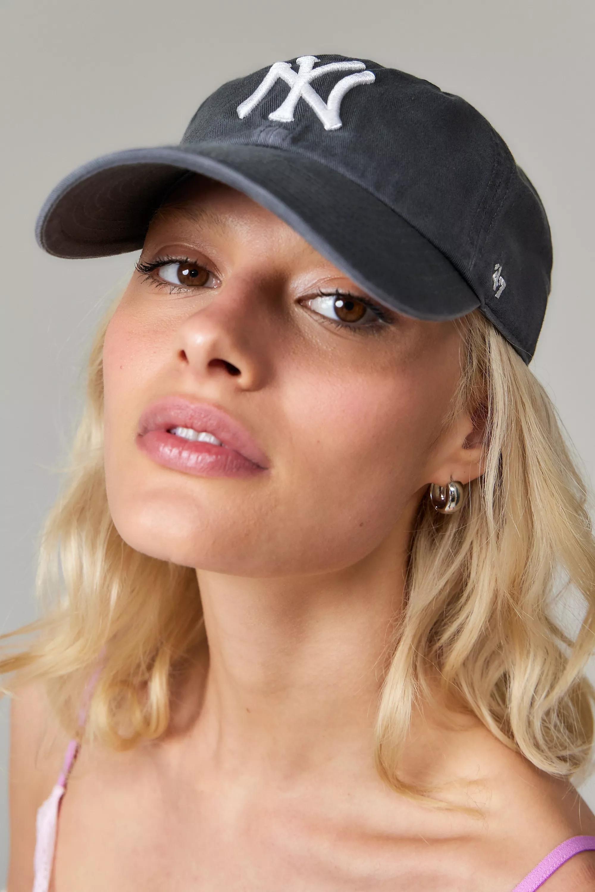 Grey 47 Brand Ny Yankees Clean Up Cap, CARBON, large image number 0