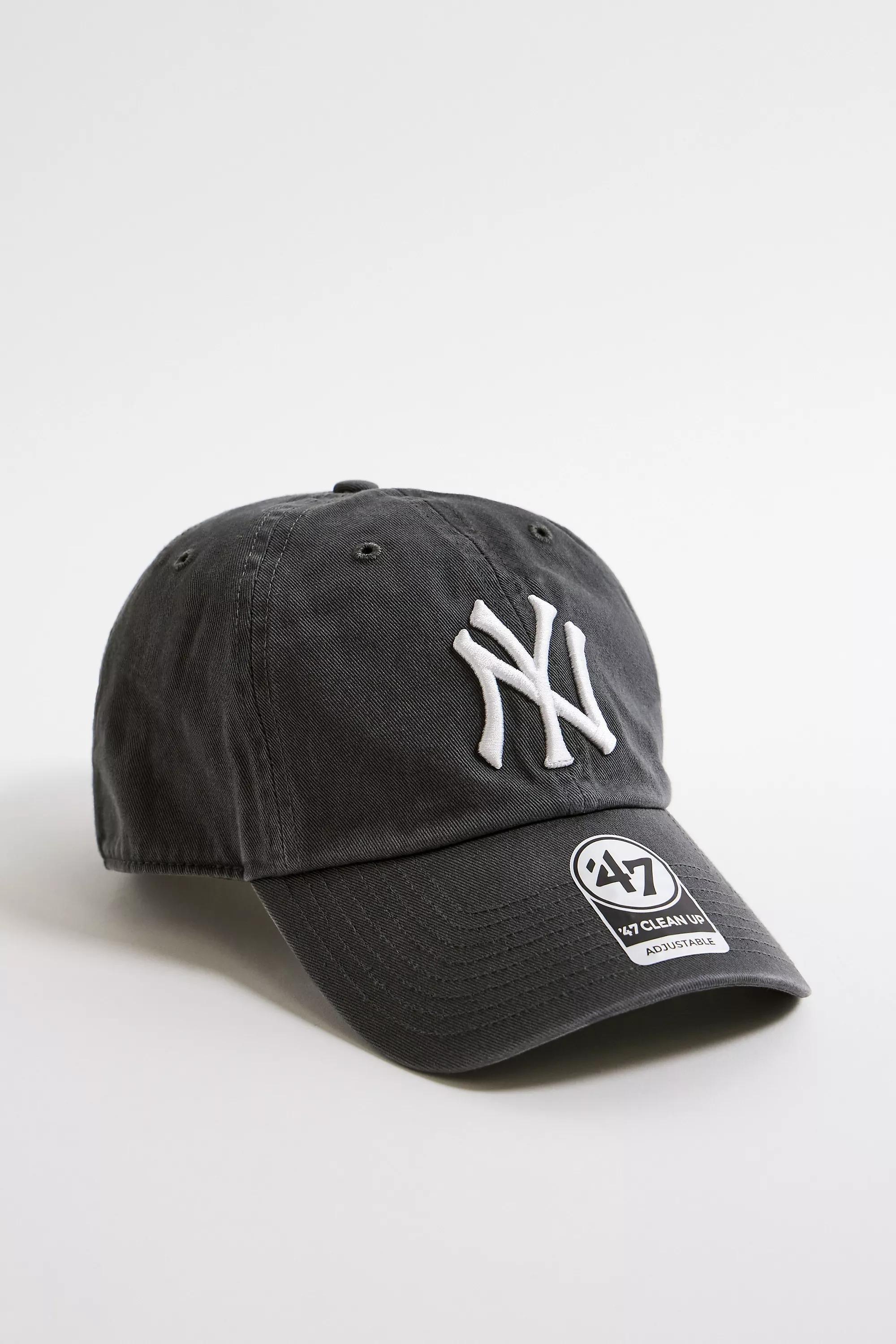Grey 47 Brand Ny Yankees Clean Up Cap, CARBON, large image number 1