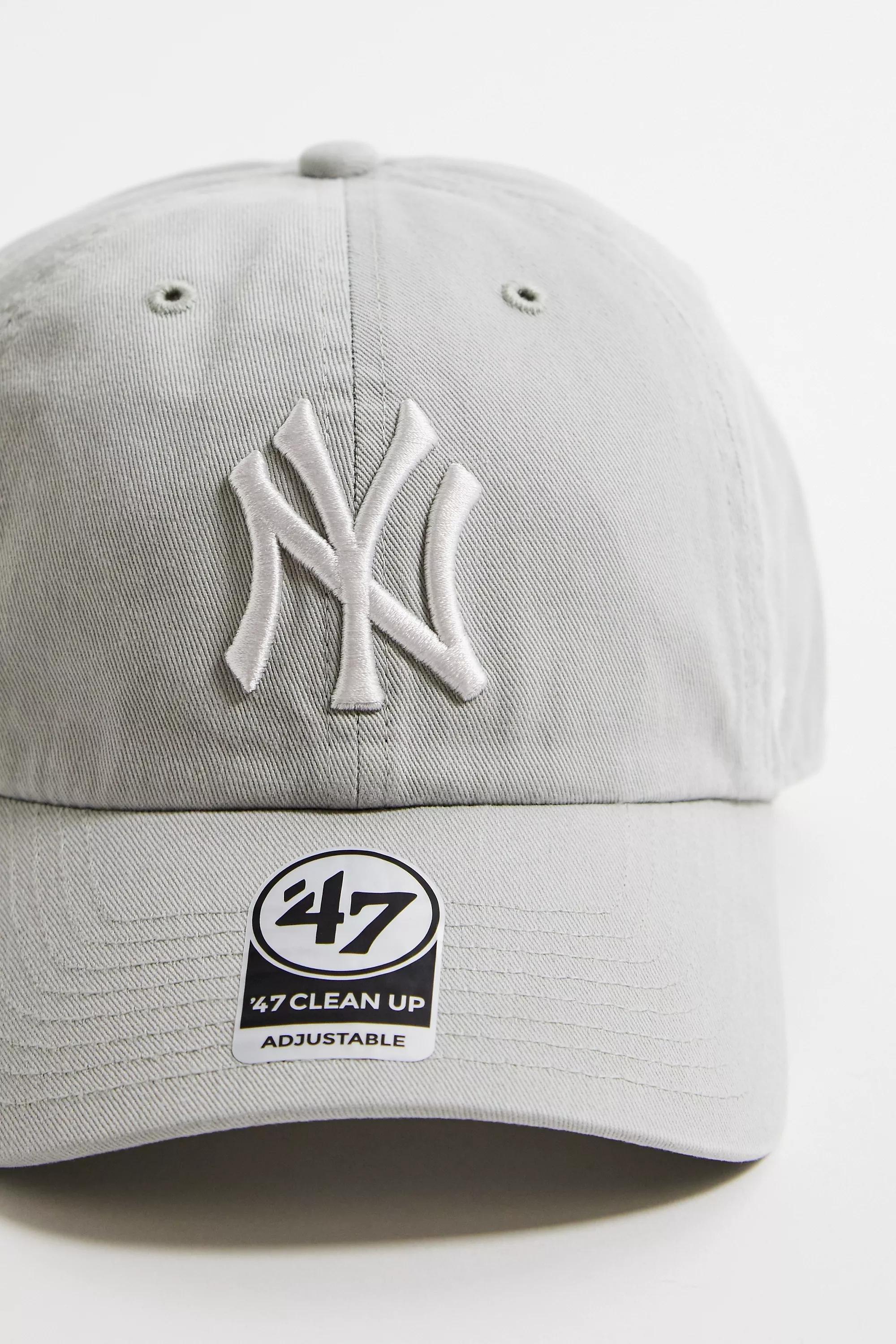 Grey 47 Brand Ny Yankees Clean Up Cap, L GR, large image number 2