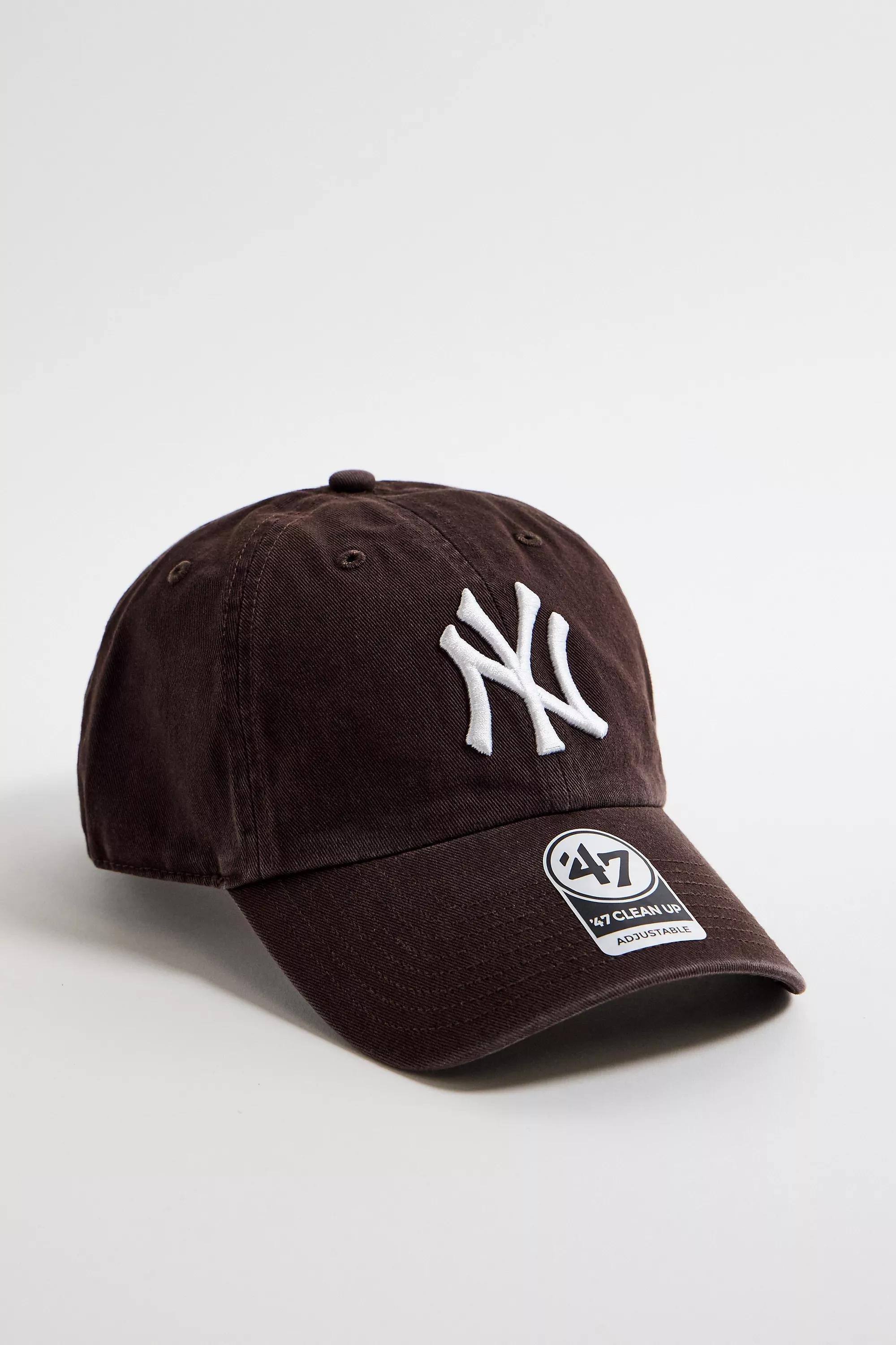 Brown 47 Brand Ny Yankees Clean Up Cap, BRN, large image number 0